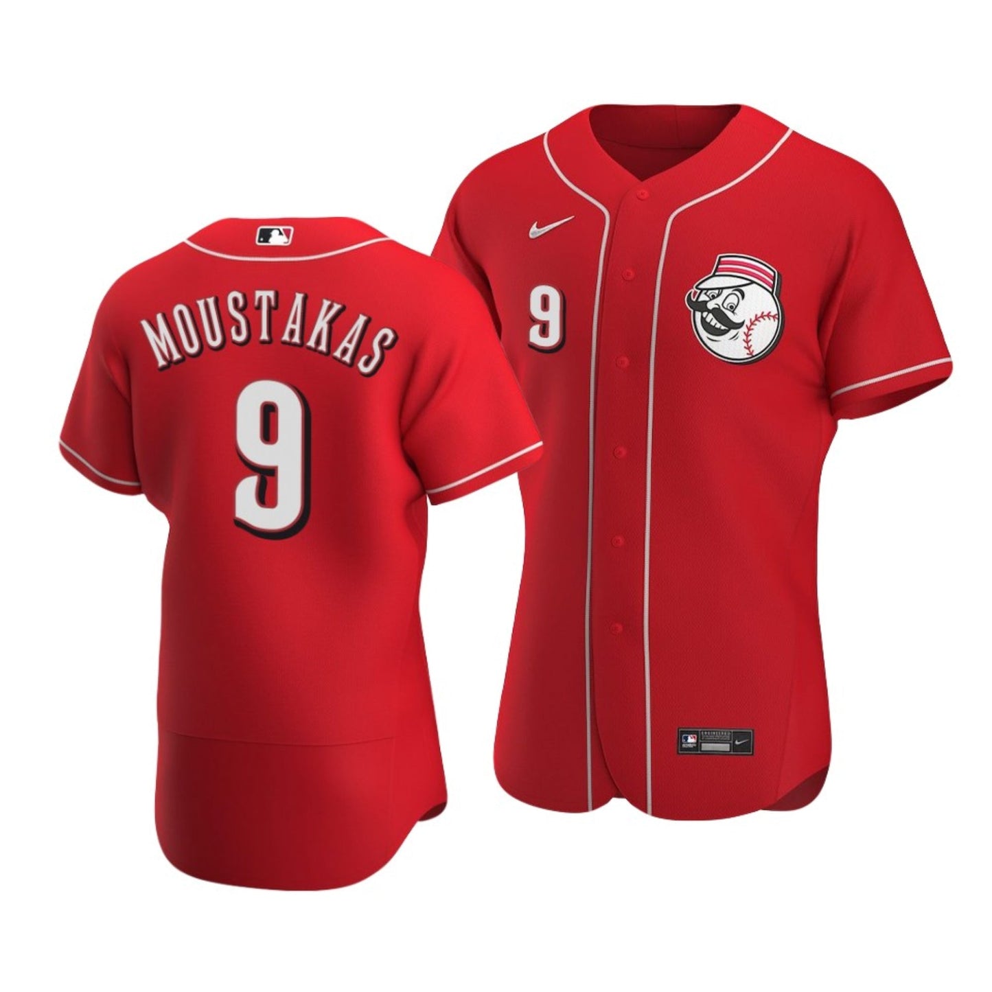 Baseball Mike Moustakas Cincinnati Reds 9 Jersey