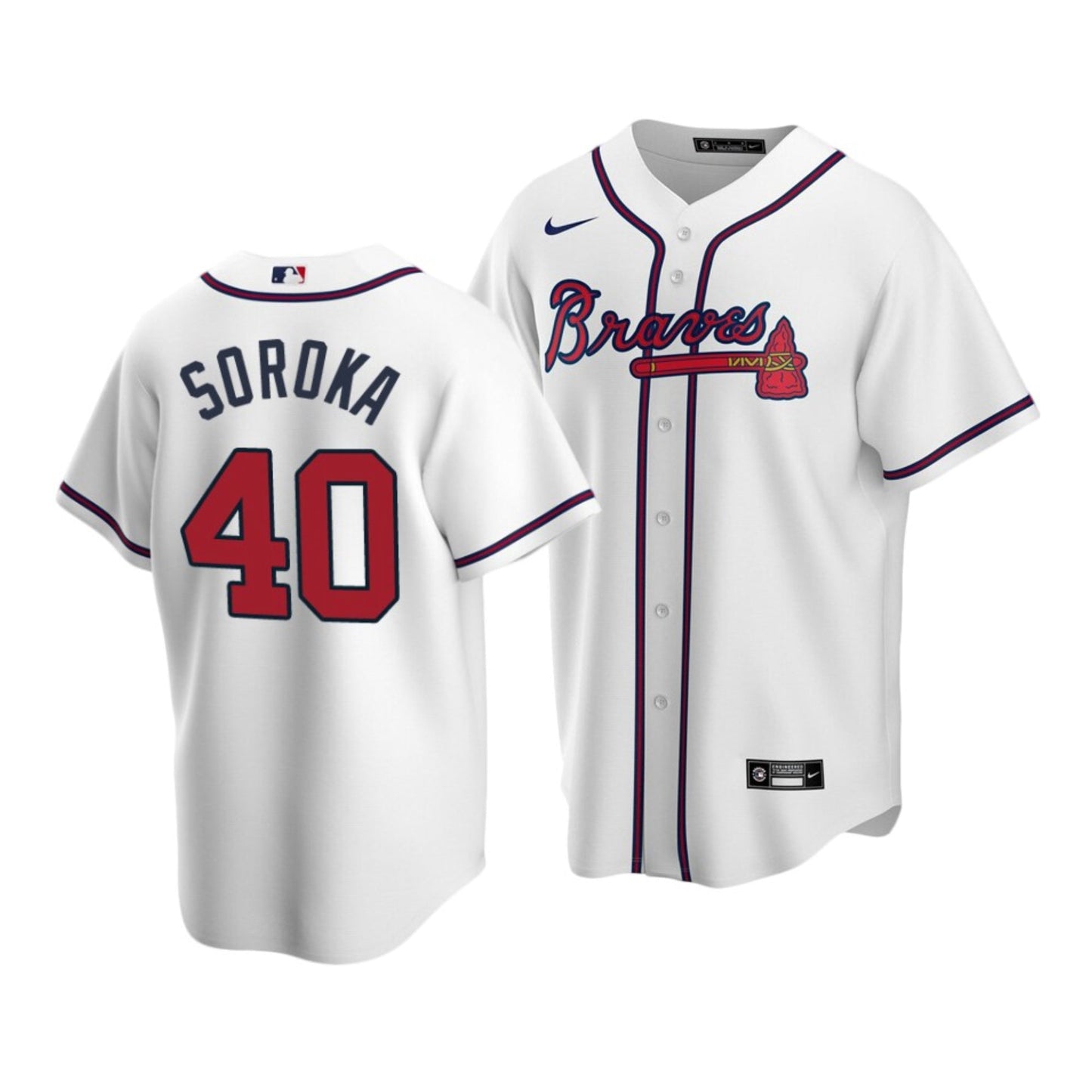 Baseball Mike Soroka Atlanta Braves 40 Jersey