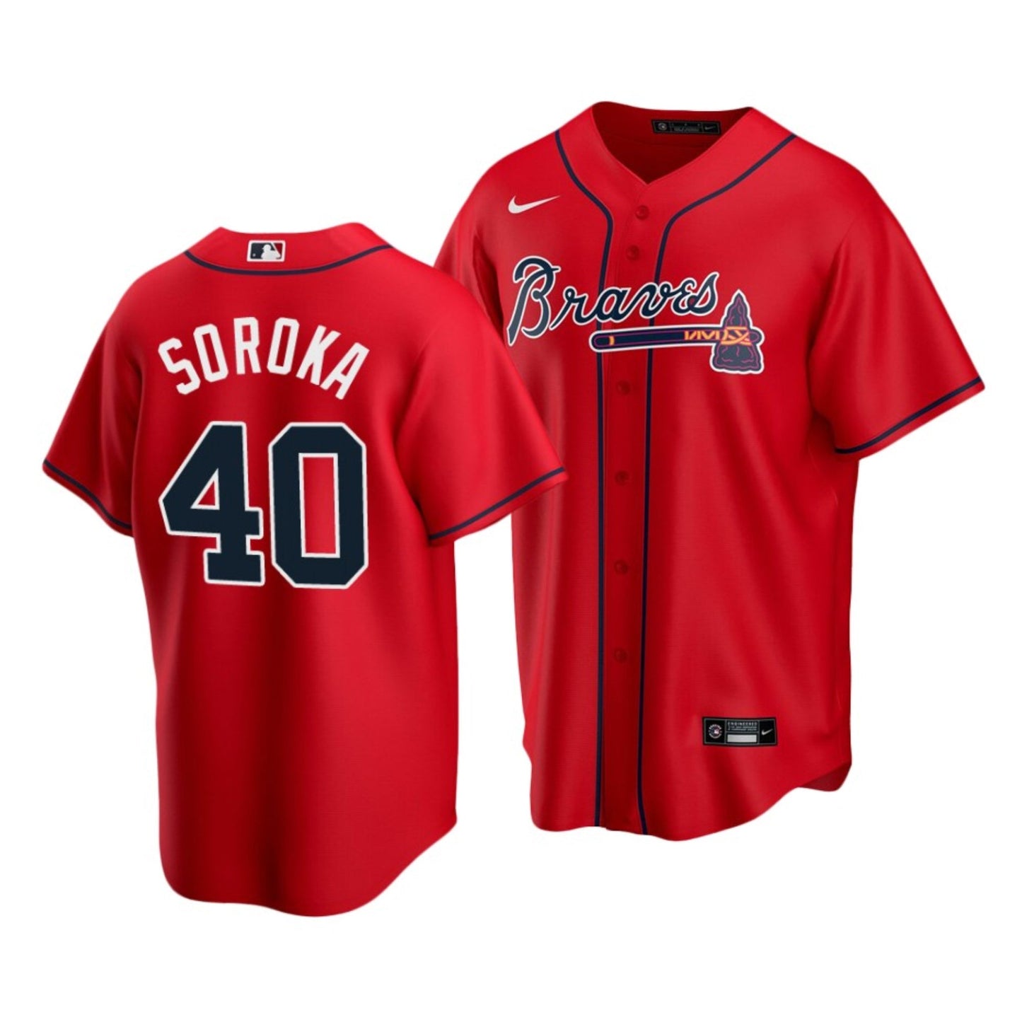 Baseball Mike Soroka Atlanta Braves 40 Jersey
