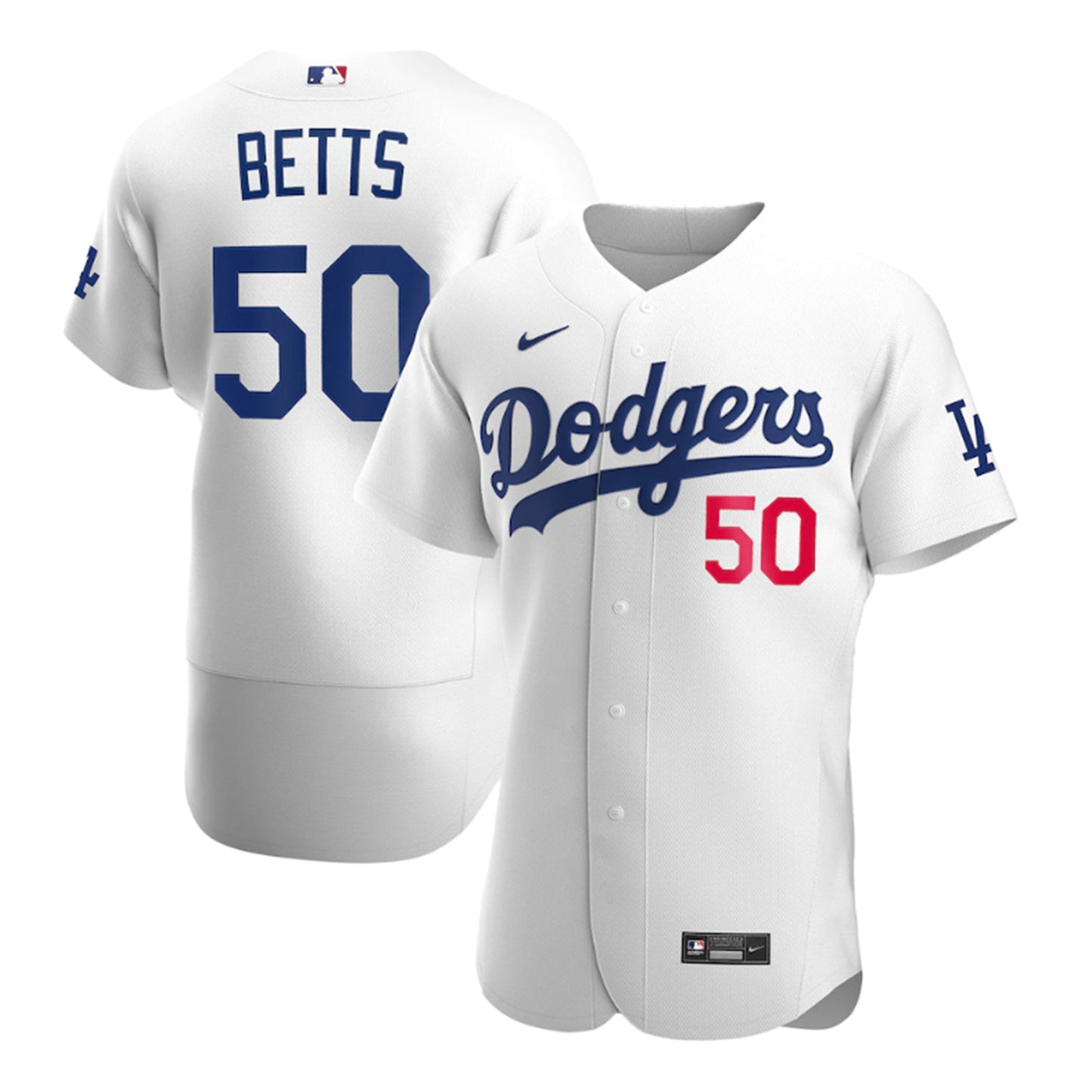 Baseball Mookie Betts Los Angeles Dodgers 50 Jersey