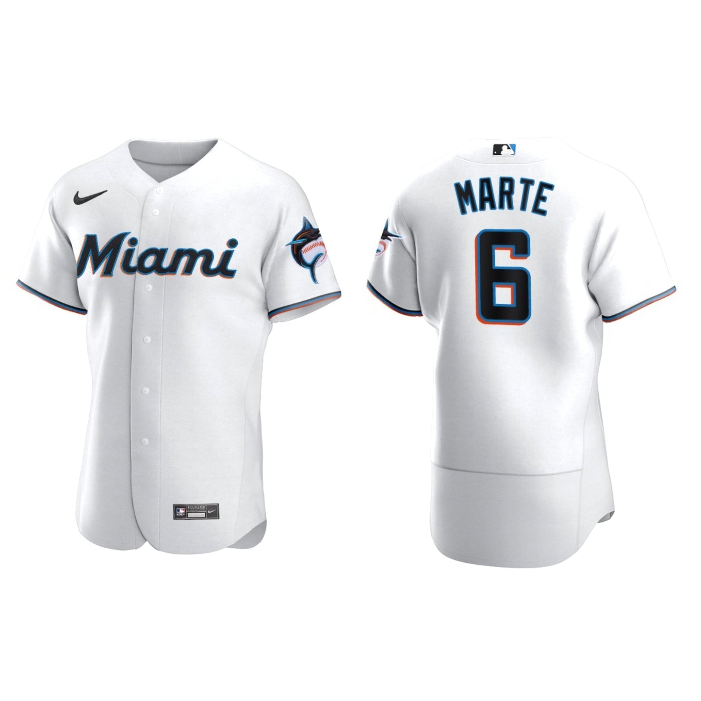Baseball Starling Marte Miami Marlins 6 Jersey
