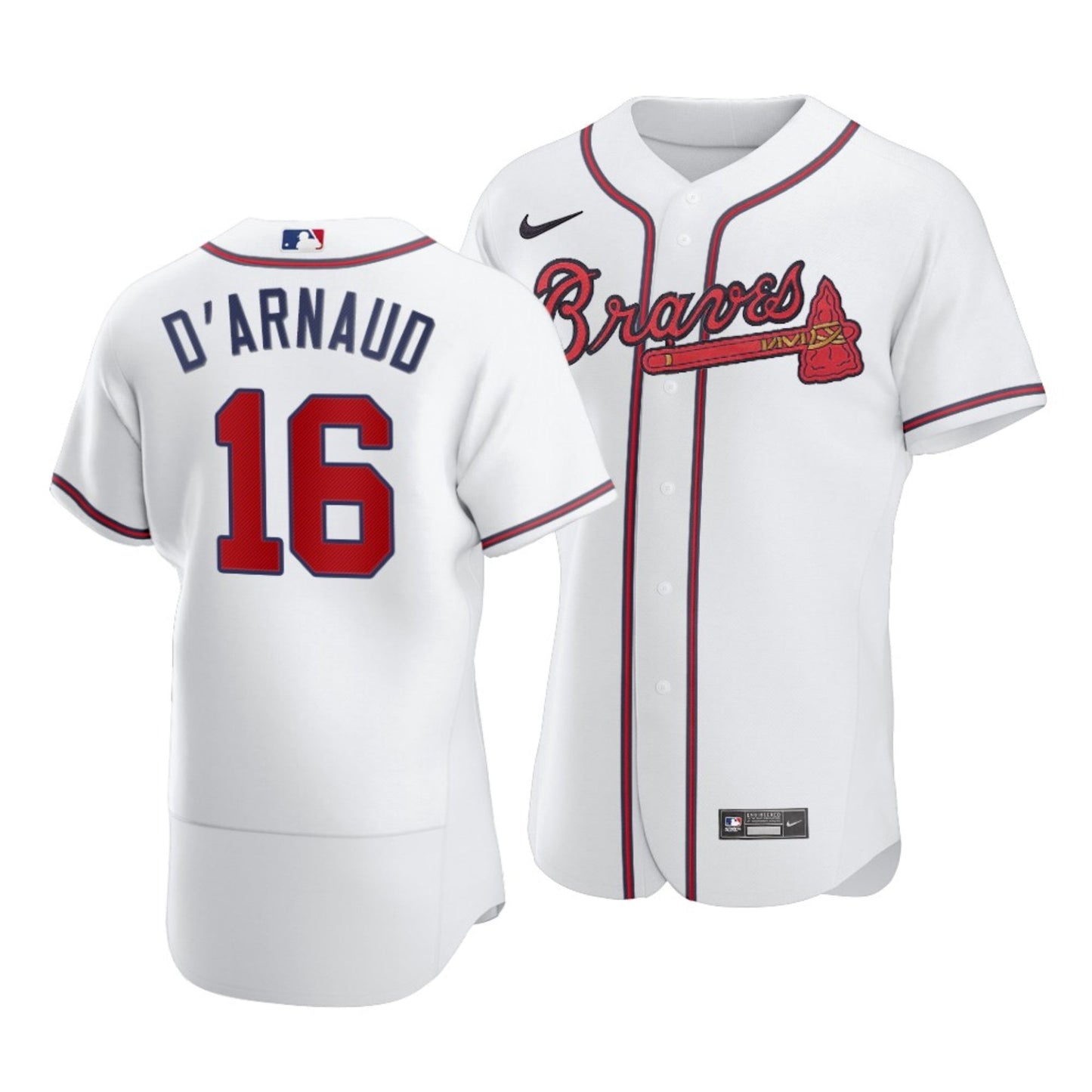 Baseball Travis D'Arnaud Atlanta Braves 16 Jersey