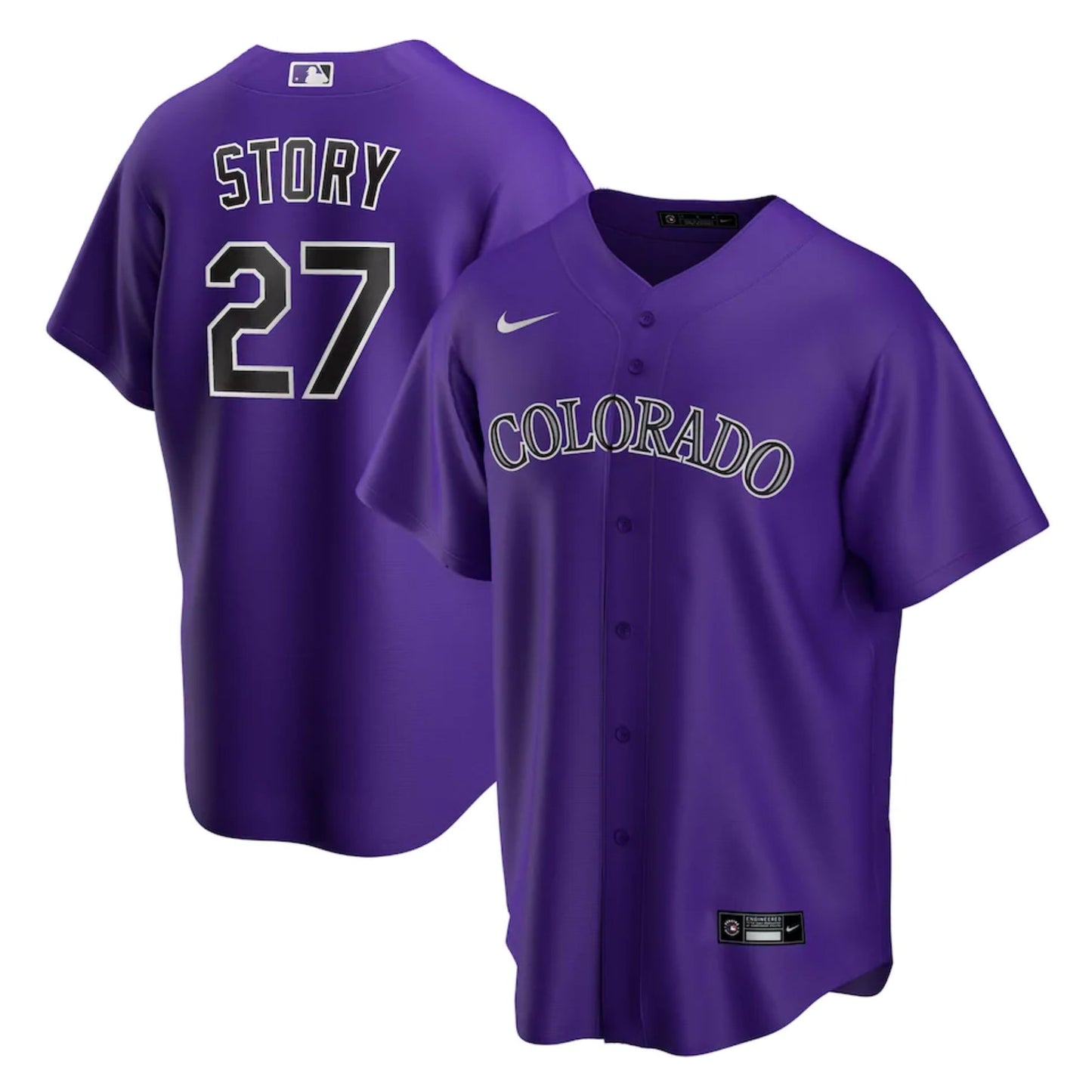 Baseball Trevor Story Colorado Rockies 27 Jersey