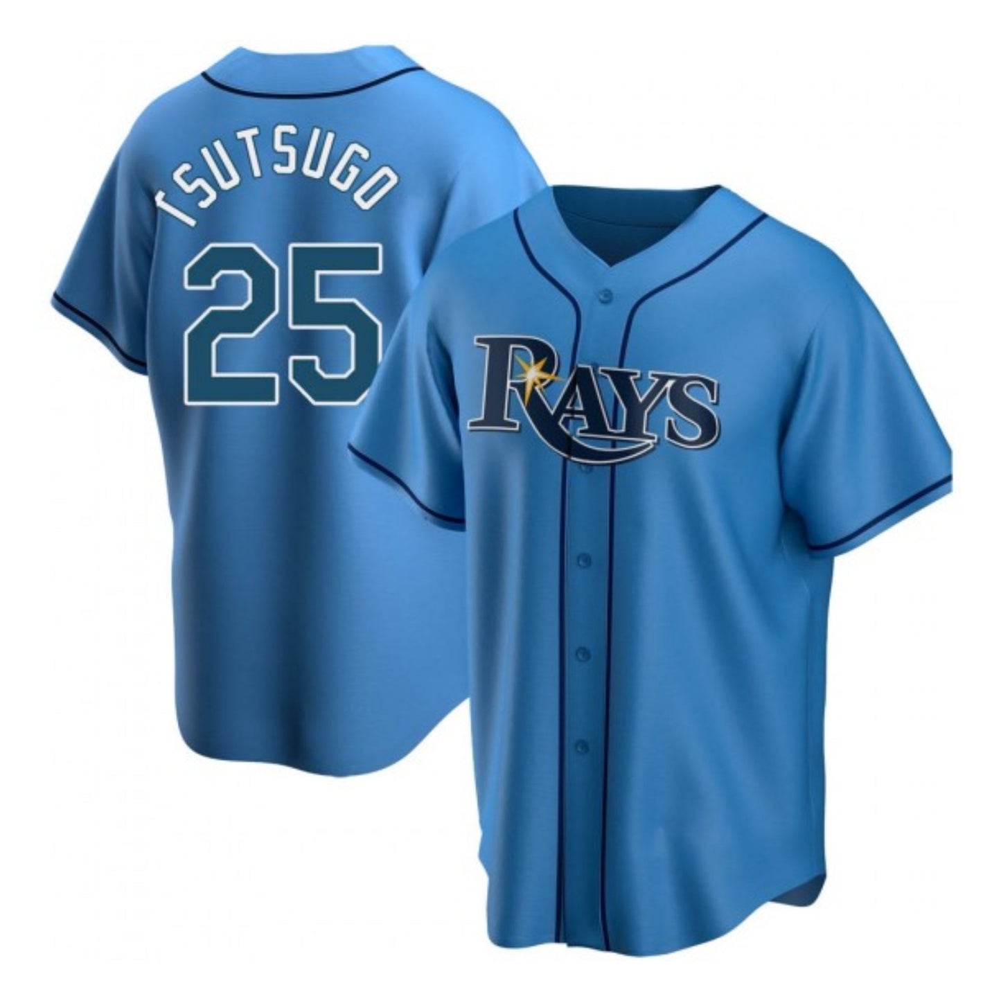 Baseball Yoshi Tsutsugo Tampa Bay Rays 25 Jersey