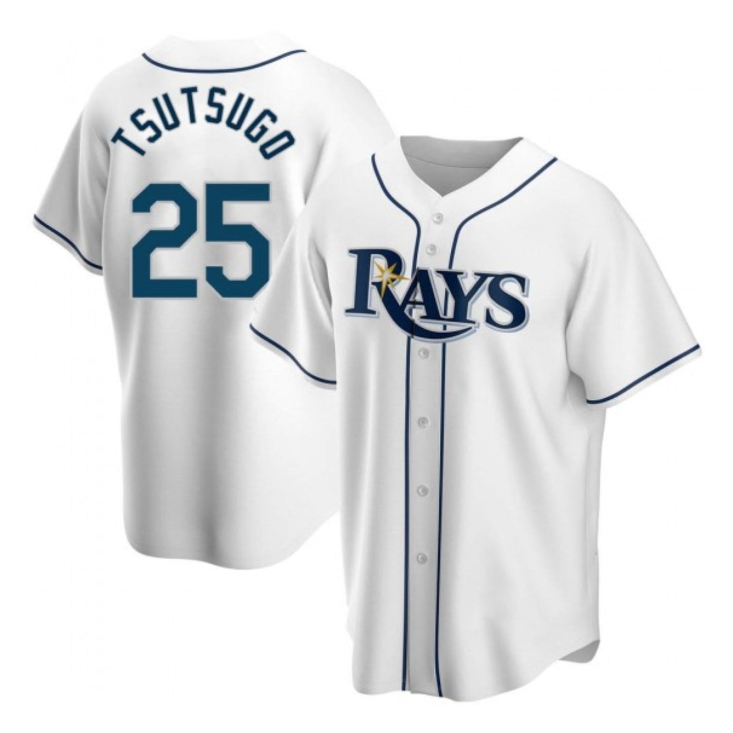 Baseball Yoshi Tsutsugo Tampa Bay Rays 25 Jersey