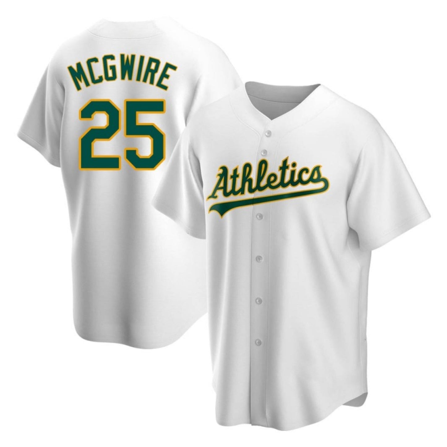 Baseball Mark McGwire Oakland Athletics 25 Jersey