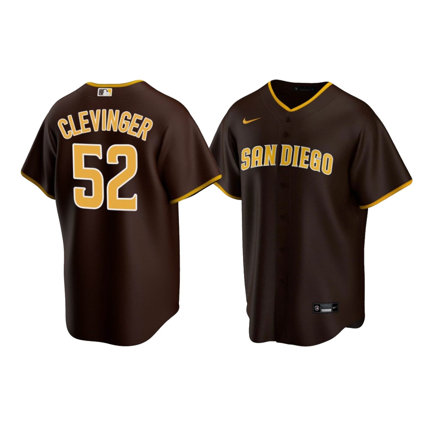 Baseball Mike Clevinger San Diego Padres 52 Jersey