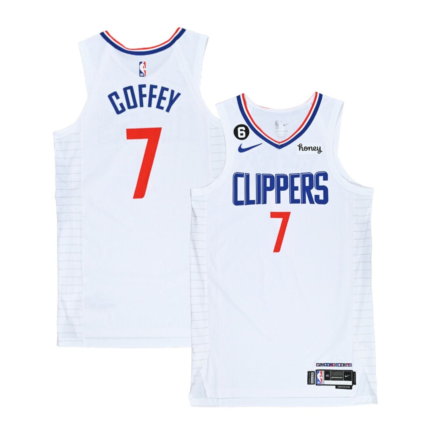 Basketball Amir Coffey Los Angeles Clippers 7 Jersey