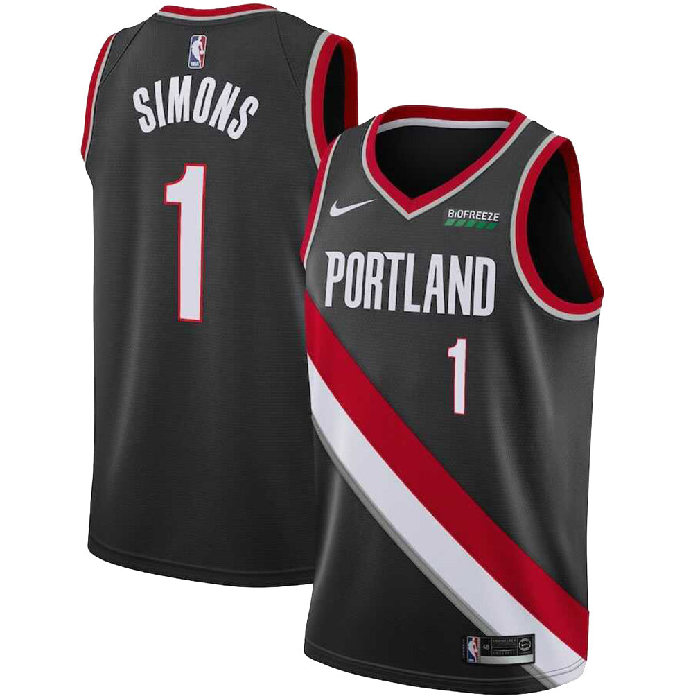 Basketball Anfernee Simons Portland Blazers 1 Jersey