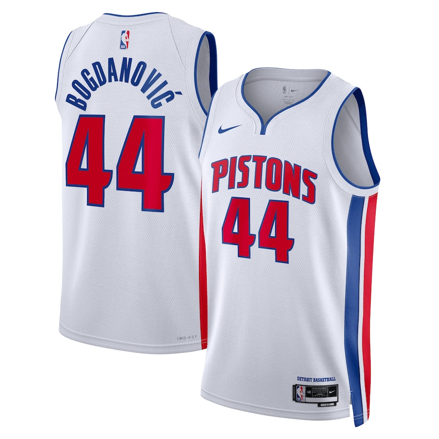 Basketball Bojan Bogdanovic Detriot Pistons 44 Jersey