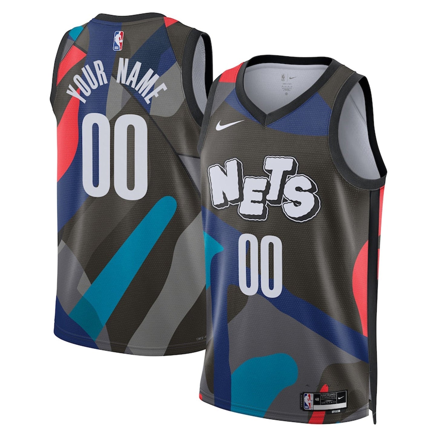 Basketball Brooklyn Nets Blank Custom Jersey