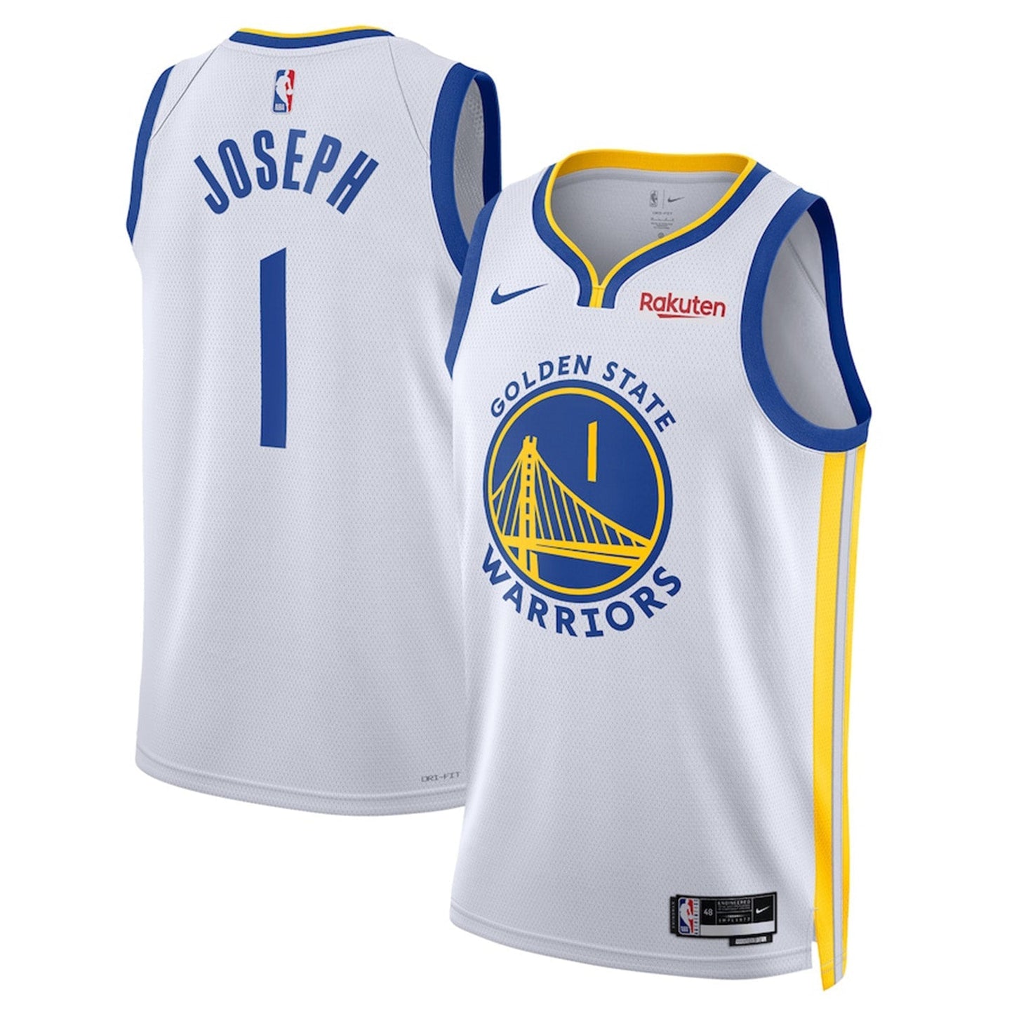 Basketball Corey Joseph Golden State Warriors 1 Jersey