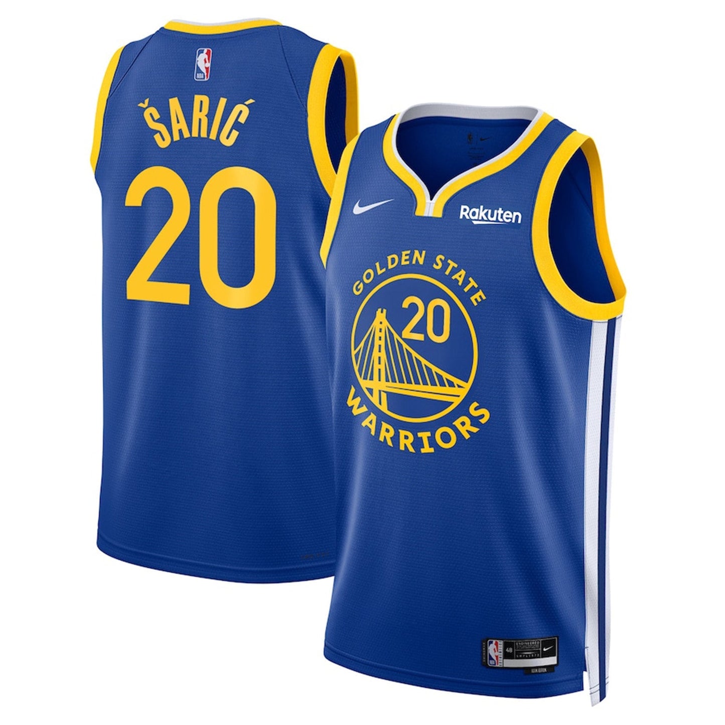 Basketball Dario Saric Golden State Warriors 20 Jersey
