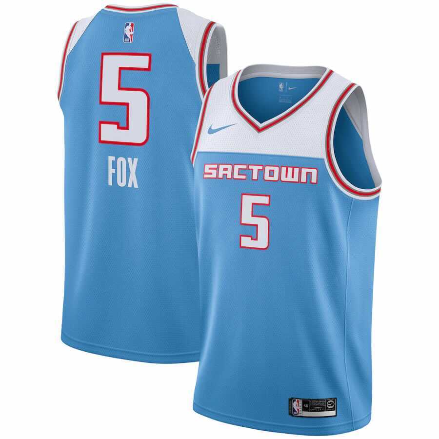 Basketball De'Aaron Fox Sacramento Kings 5 Jersey