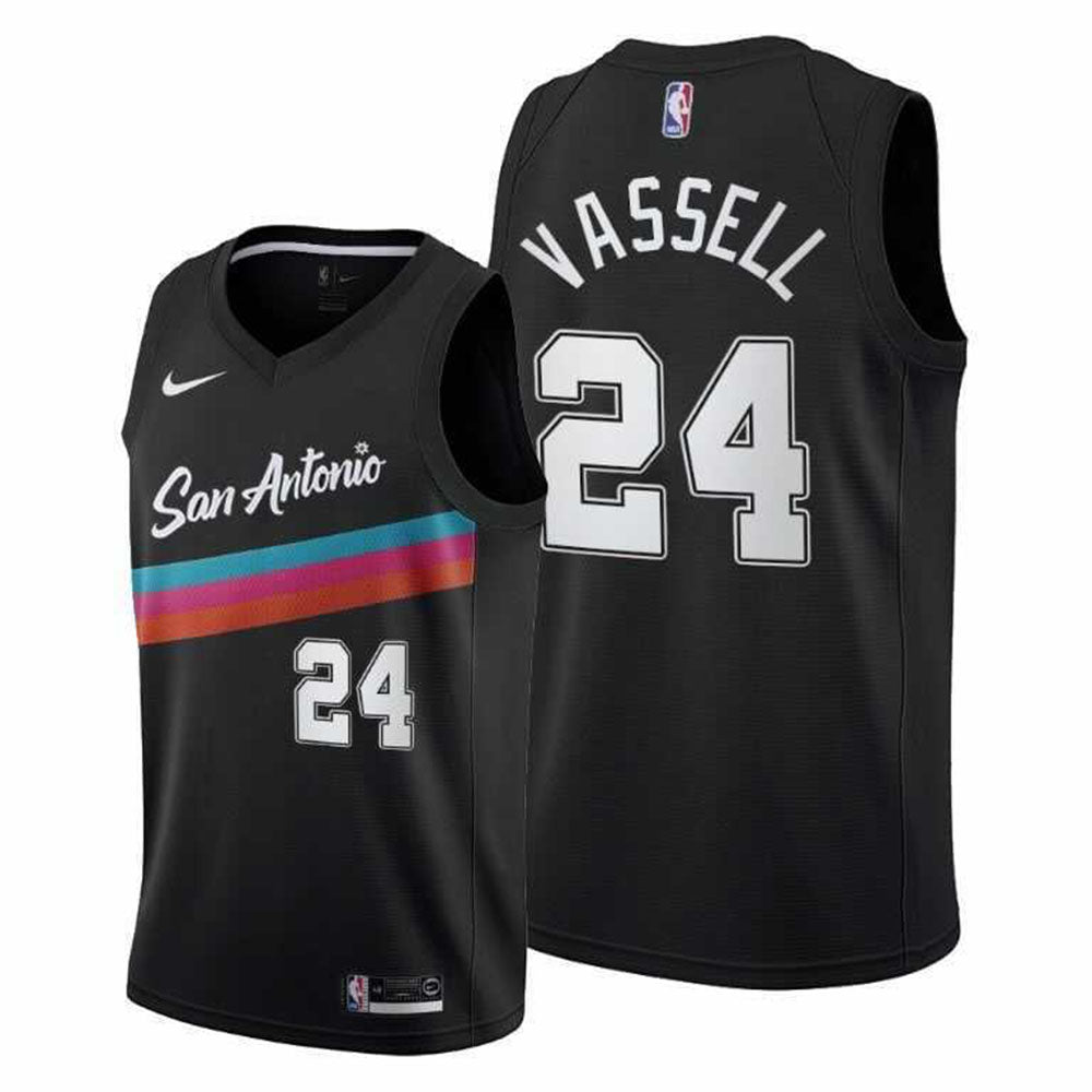 Basketball Devin Vessell San Antonio Spurs 24 Jersey