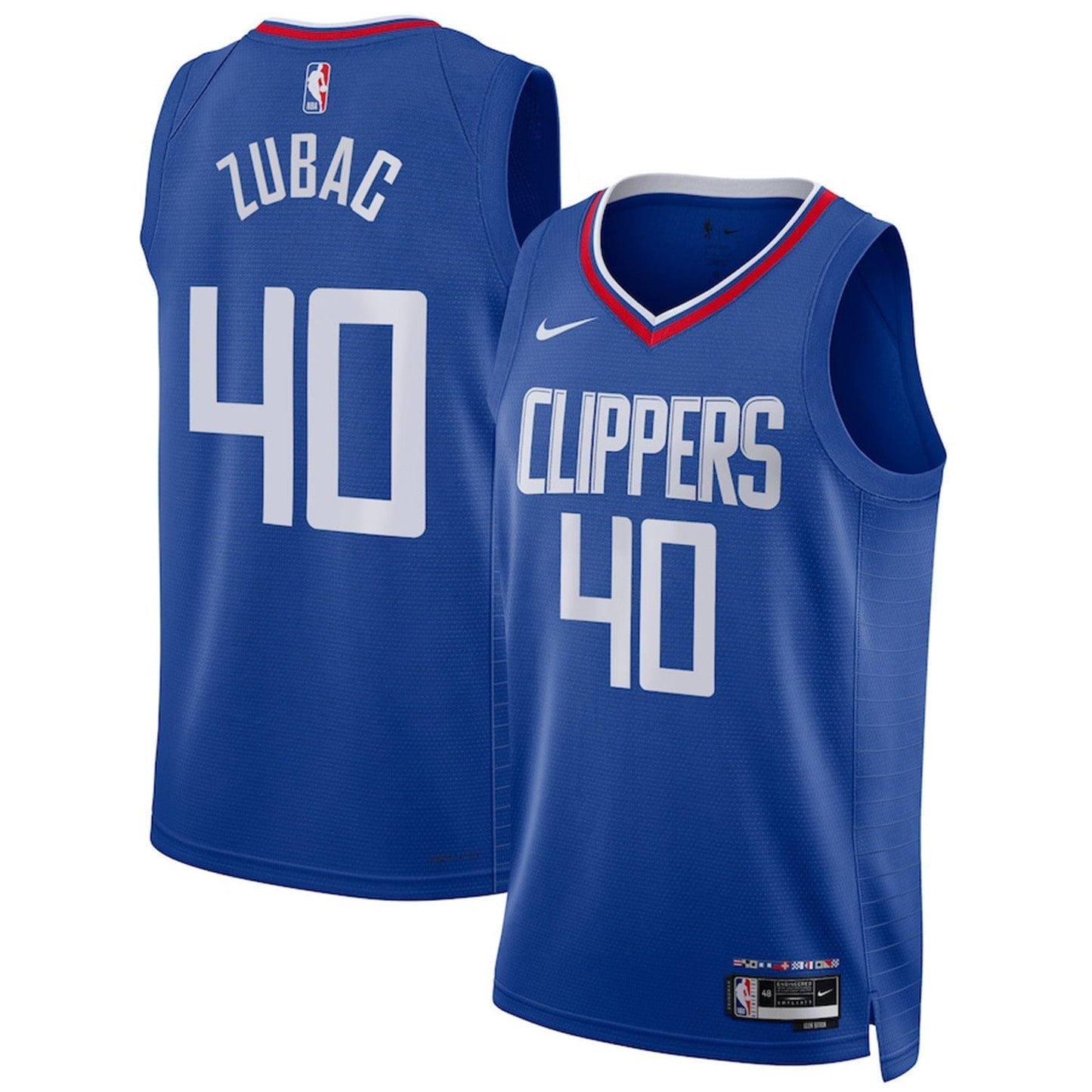 Ivica Zubac LA Clippers 40 Jersey