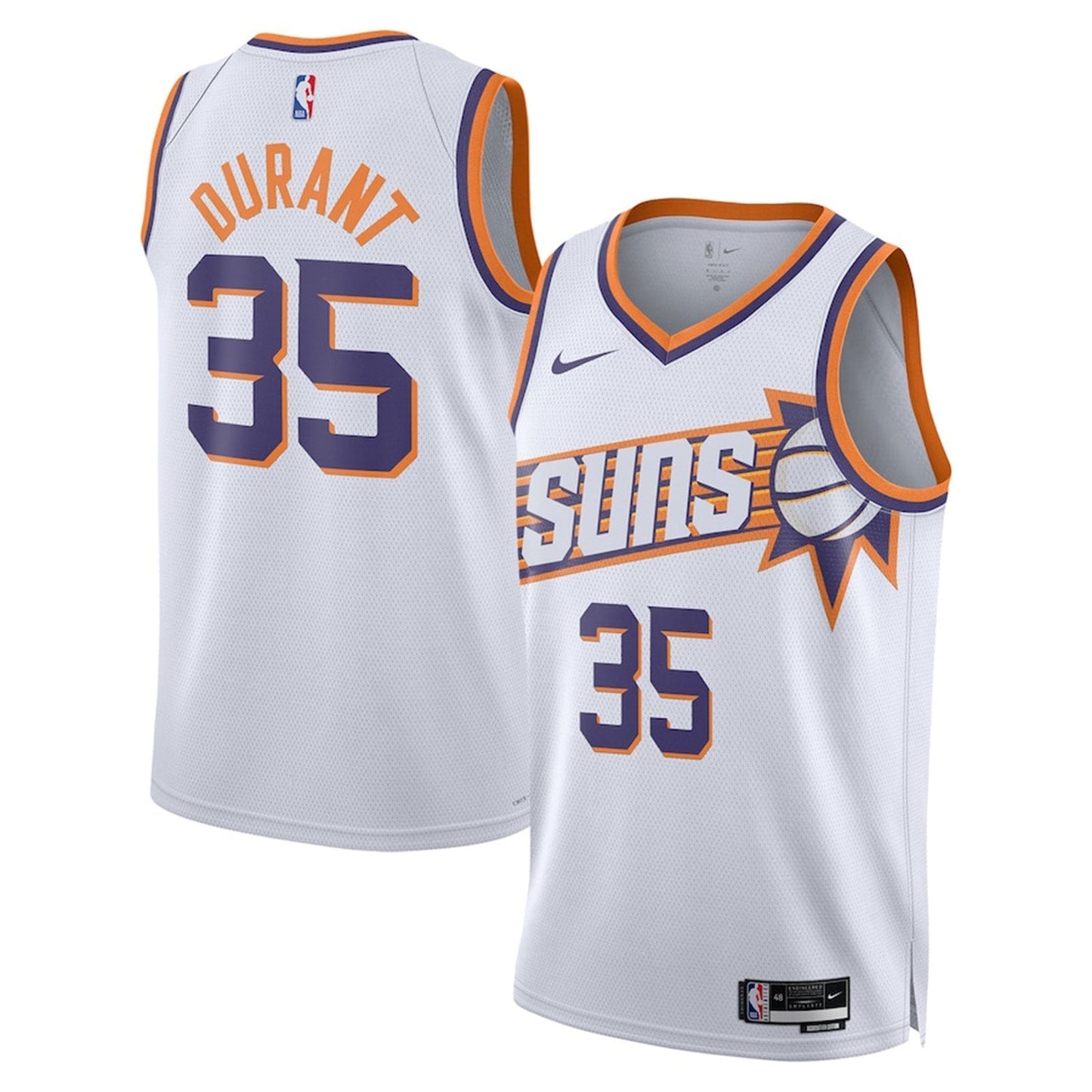 Kevin Durant Pheonix Suns 35 Jersey