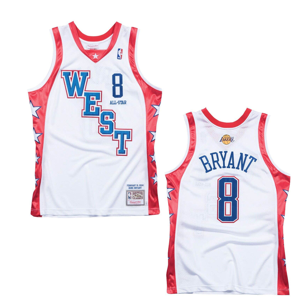 Basketball Kobe Bryant All Star West 8 - 2004 Jersey