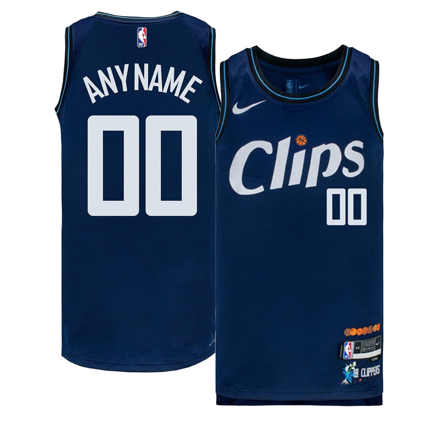 Basketball LA Clippers Blank Custom Jersey