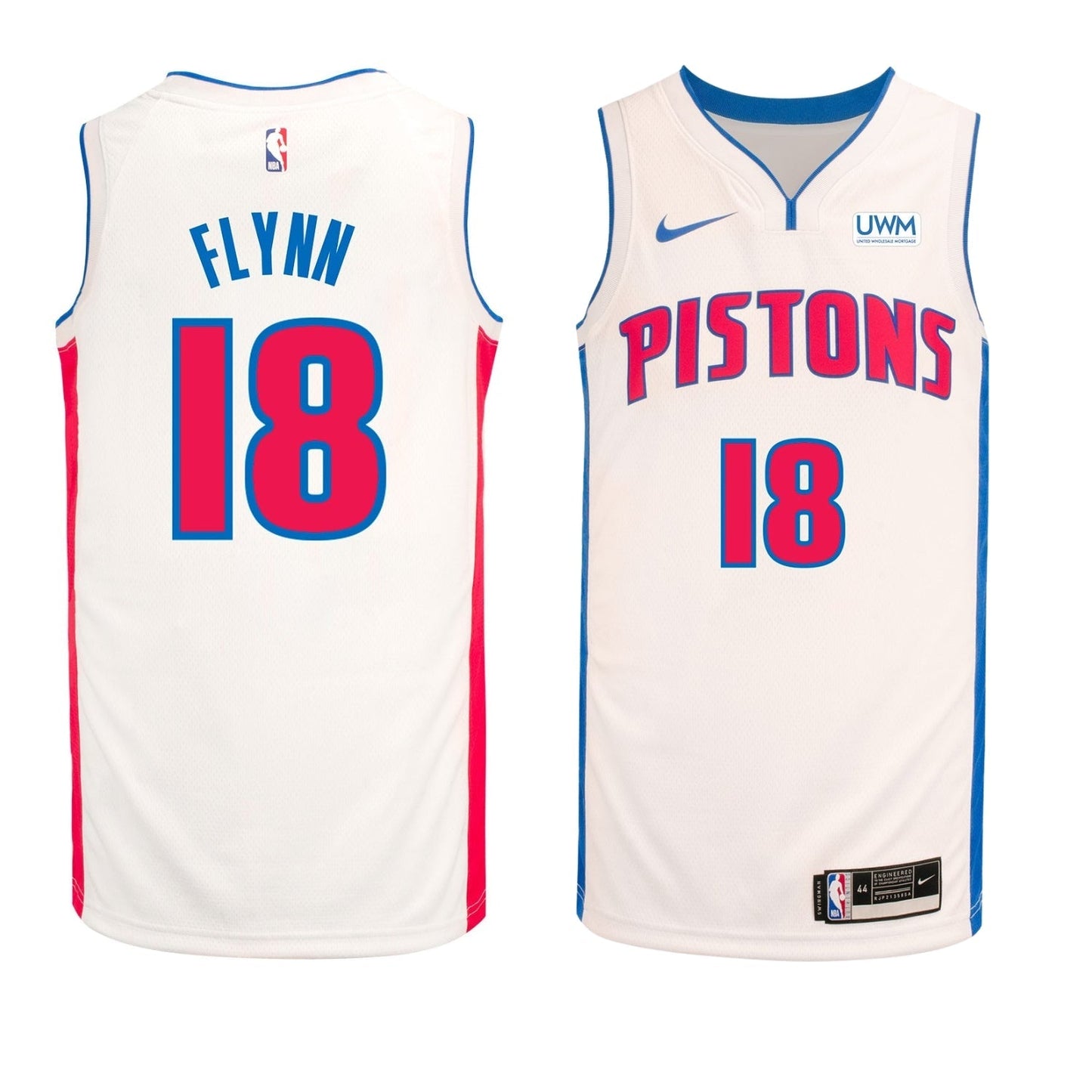 Basketball Malachi Flynn Detroit Pistons 18 Jersey