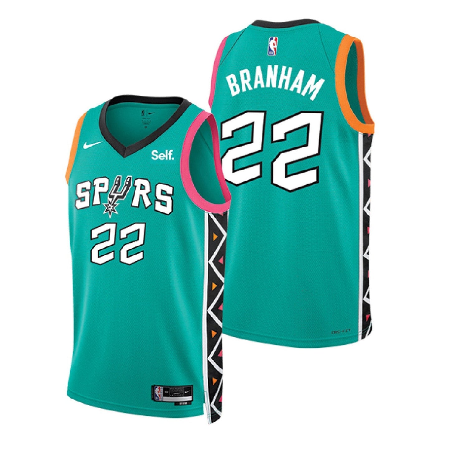 Basketball Malaki Branham San Antonio Spurs 22 Jersey