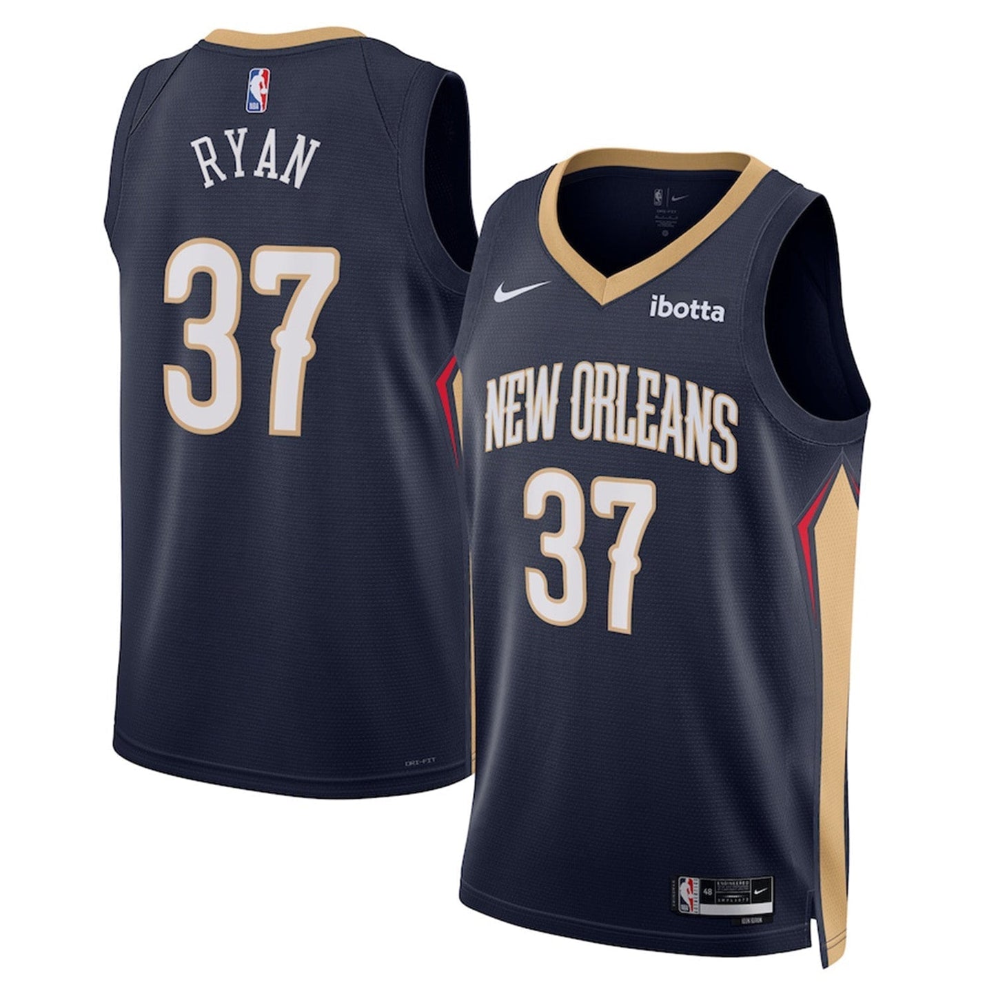 Matt Ryan New Orleans Pelicans 37 Jersey