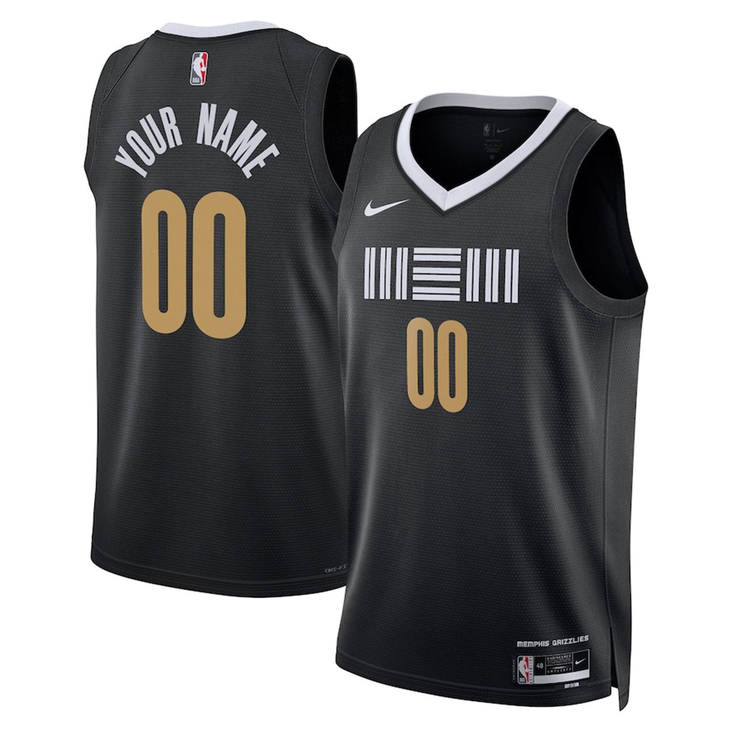 Basketball Memphis Grizzlies Blank Custom Jersey