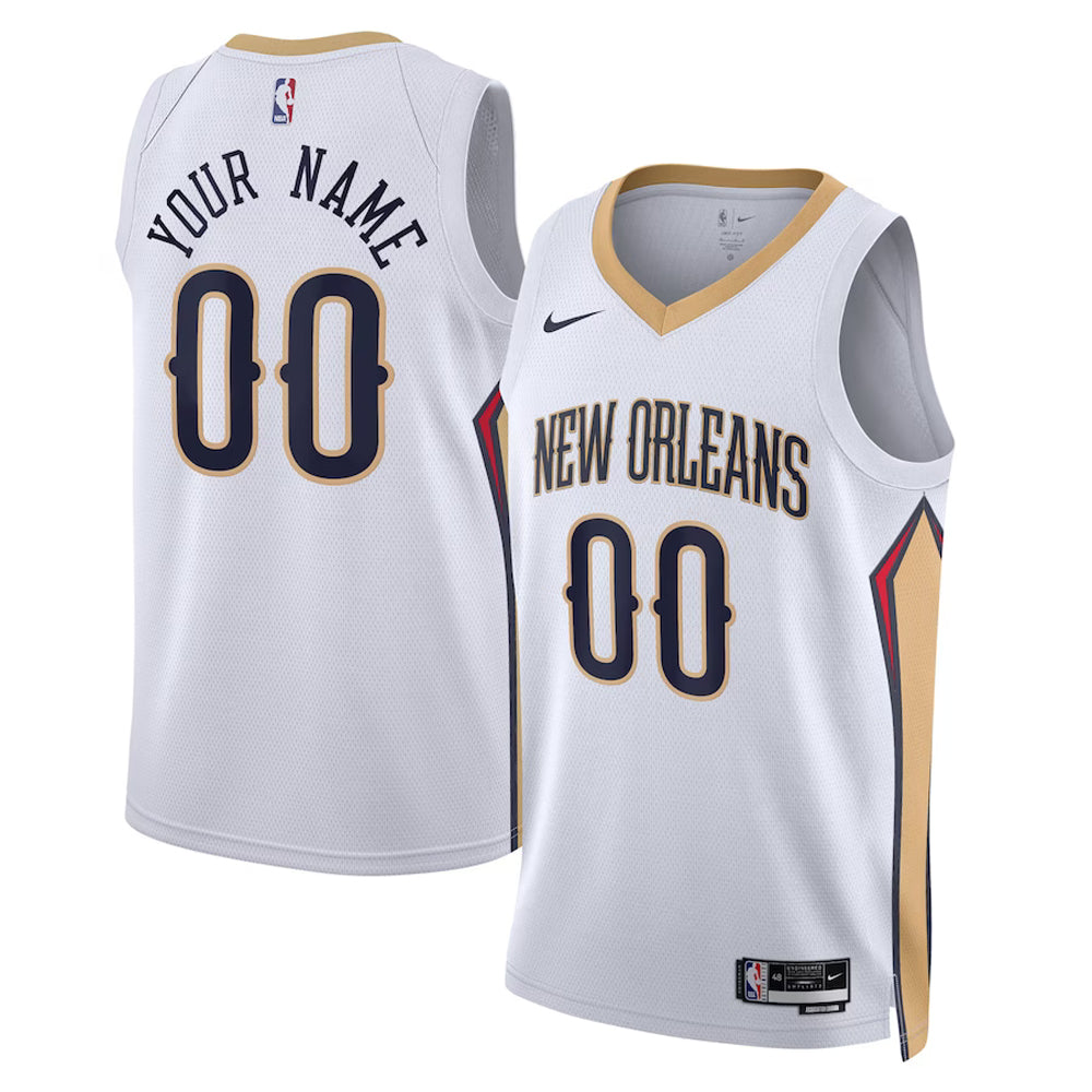 New Orleans Pelicans Blank Custom Jersey
