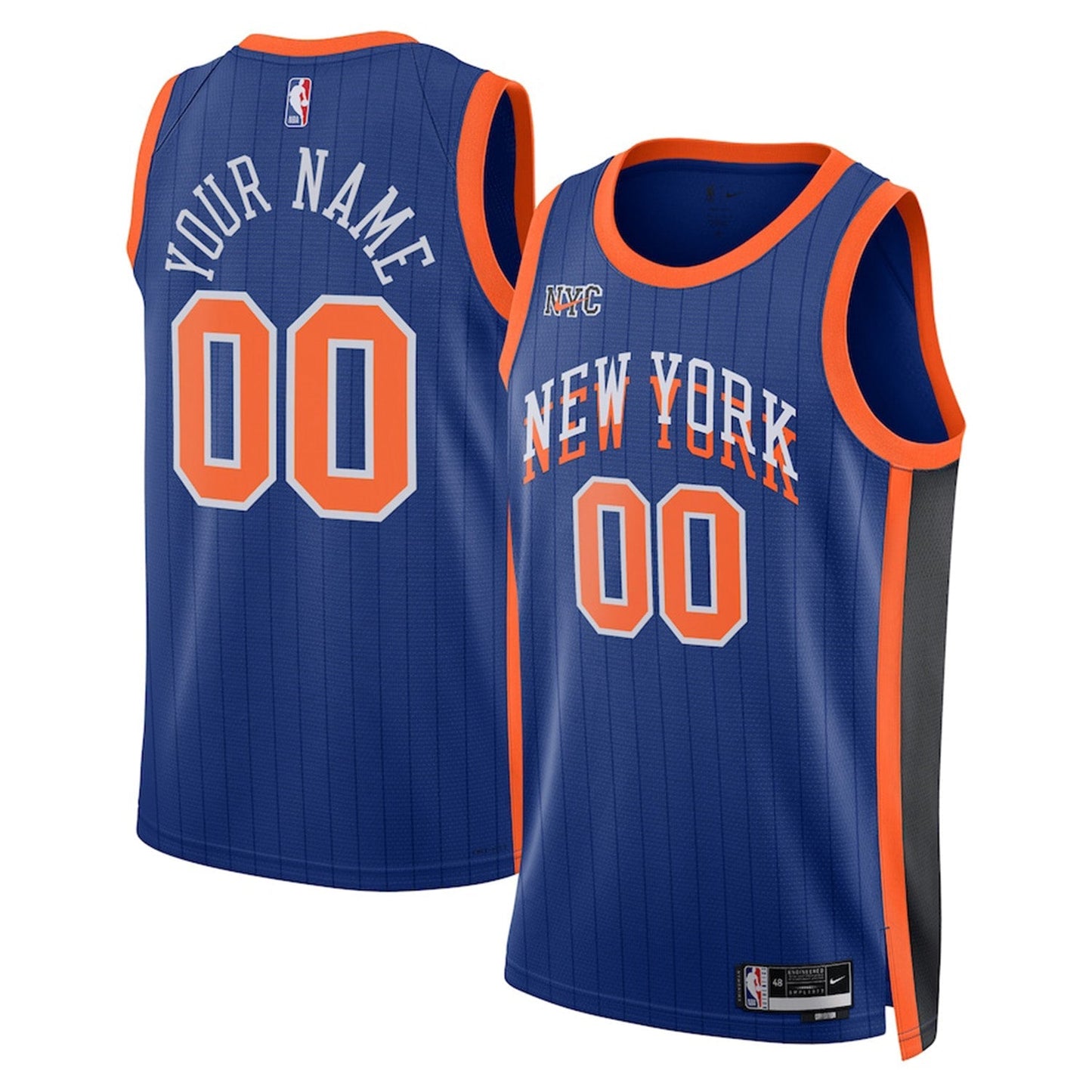 Basketball New York Knicks Blank Custom Jersey