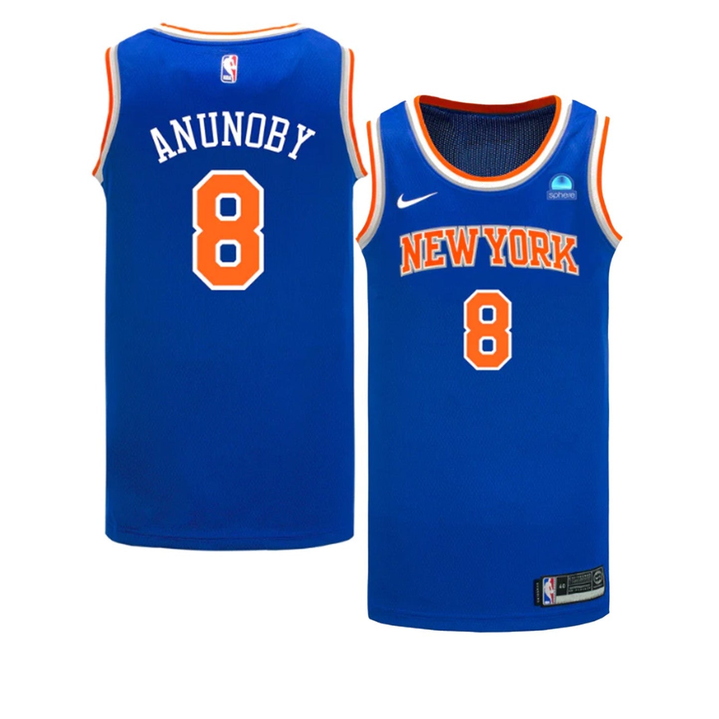 OG Anunoby New York Knicks 8 Jersey