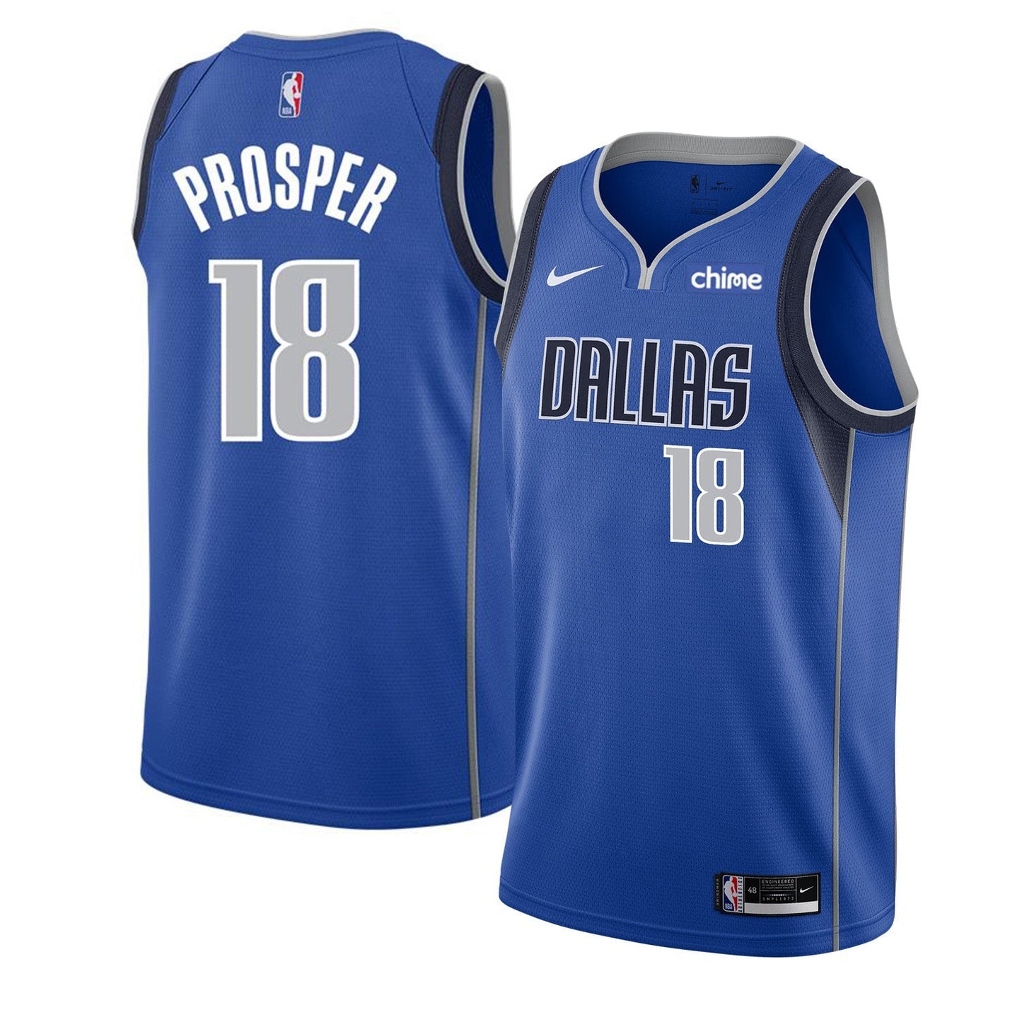 Basketball Oliver Maxence Prosper Dallas Mavericks 18 Jersey