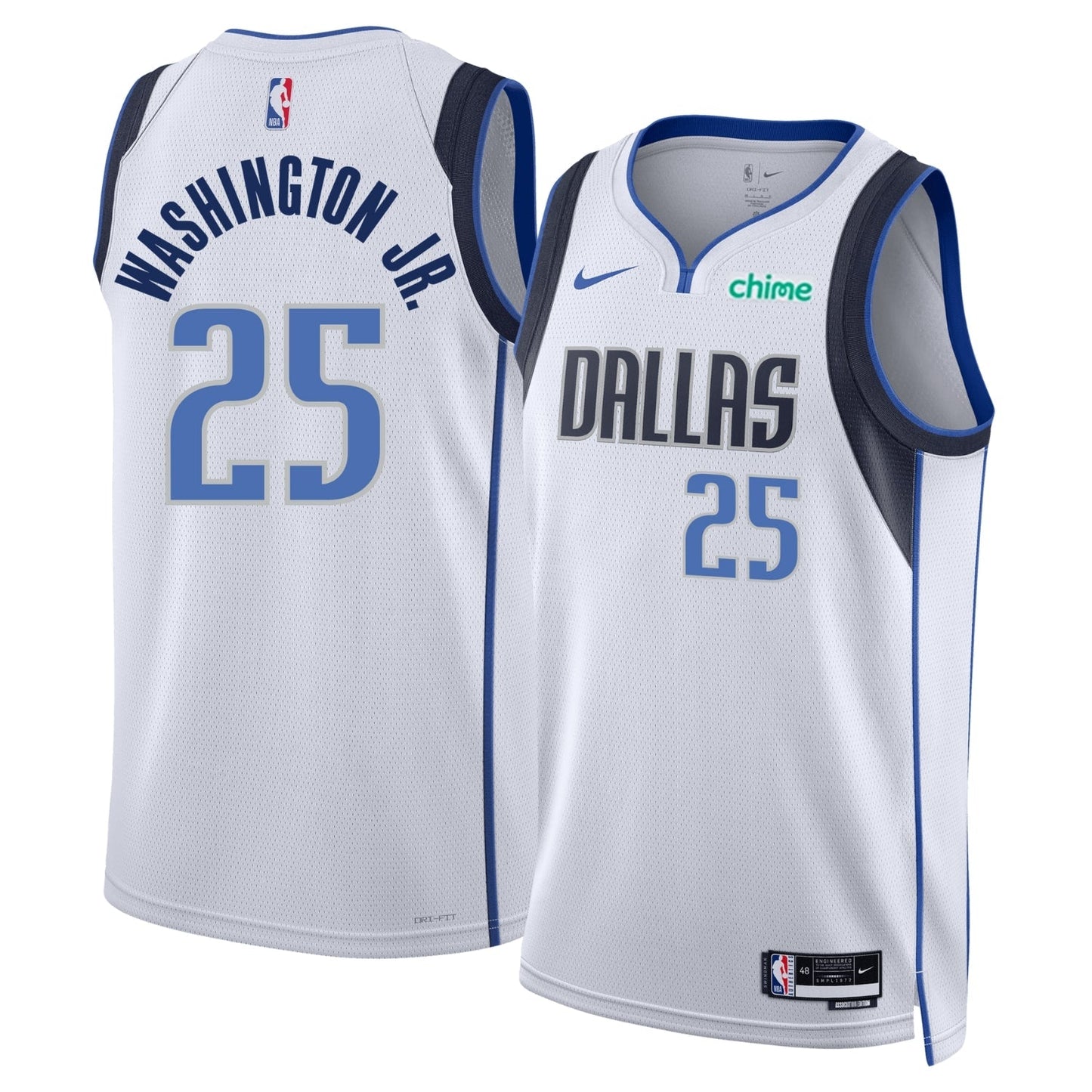 Basketball PJ Washington Jr. Dallas Mavericks 25 Jersey
