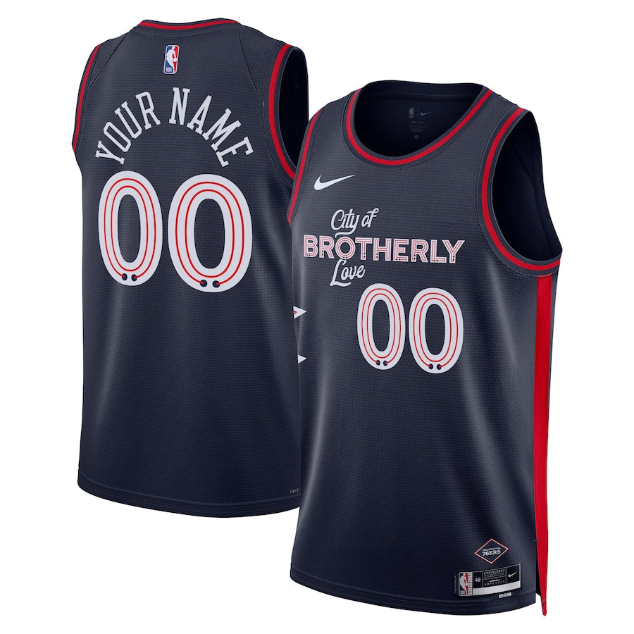 Basketball Philadelphia 76ers Blank Custom Jersey