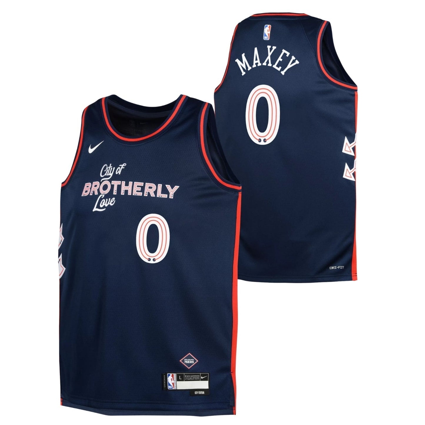 Tyrese Maxey Philadelphia 76ers 0 Jersey