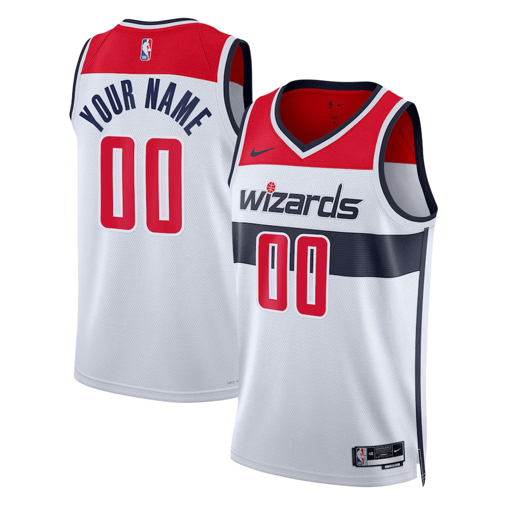 Basketball Washington Wizards Blank Custom Jersey