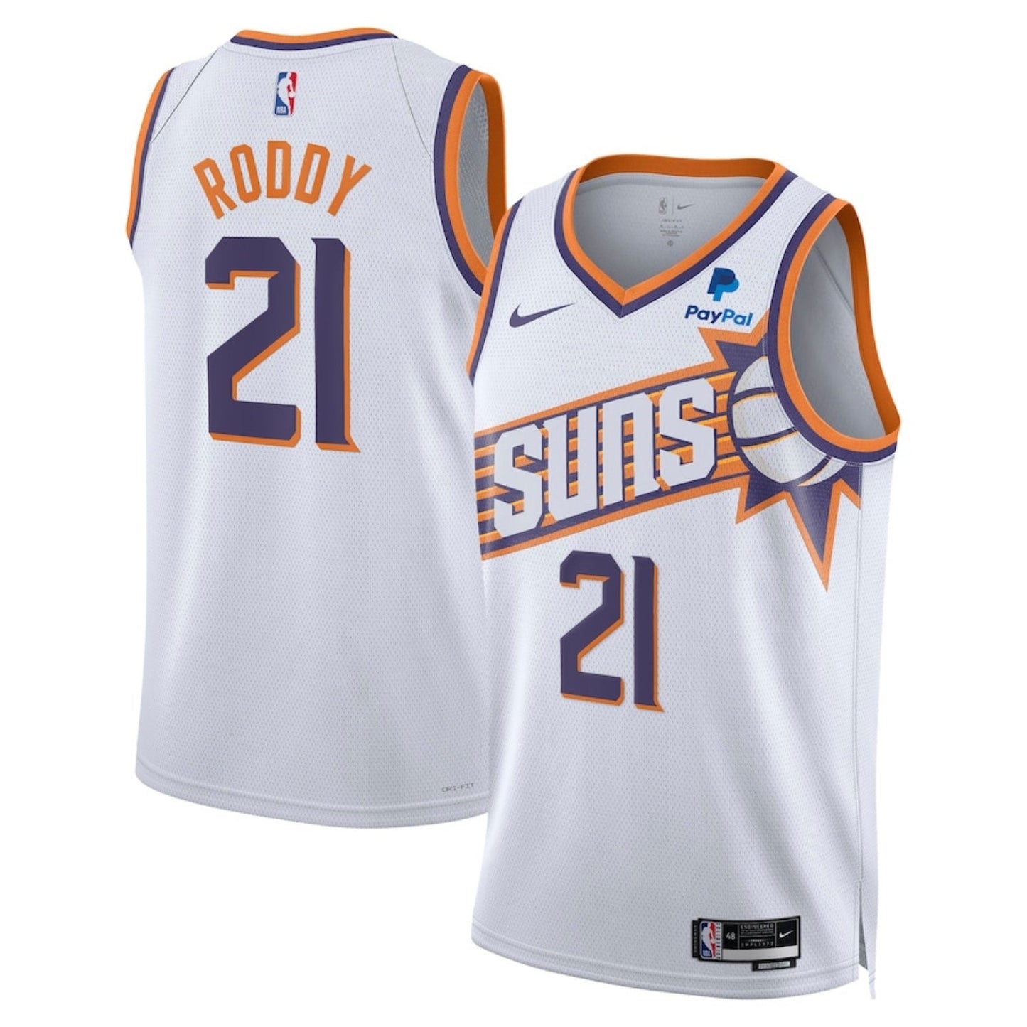 Basketball David Roddy Phoenix Suns 21 Jersey
