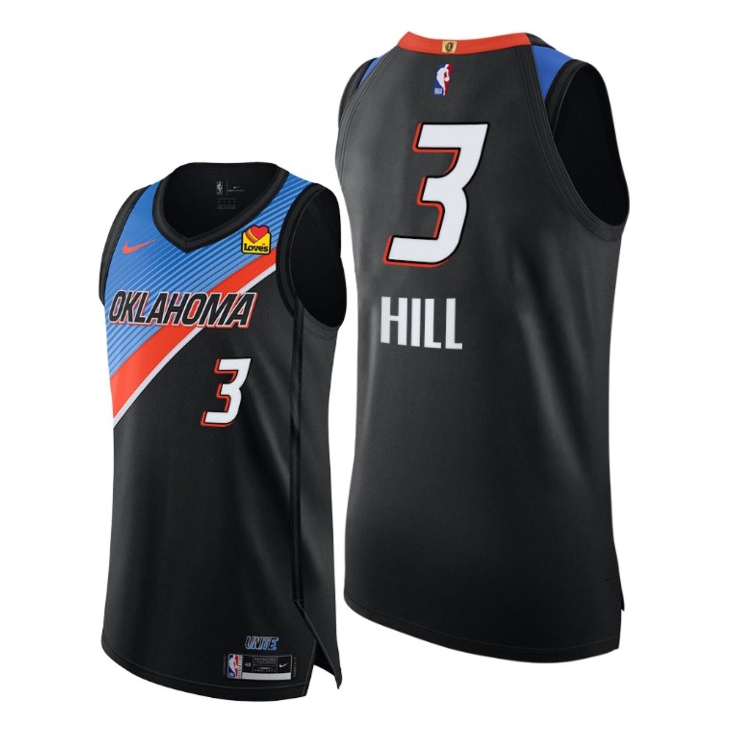 Basketball George Hill Oklahoma Thunder 3 Jersey