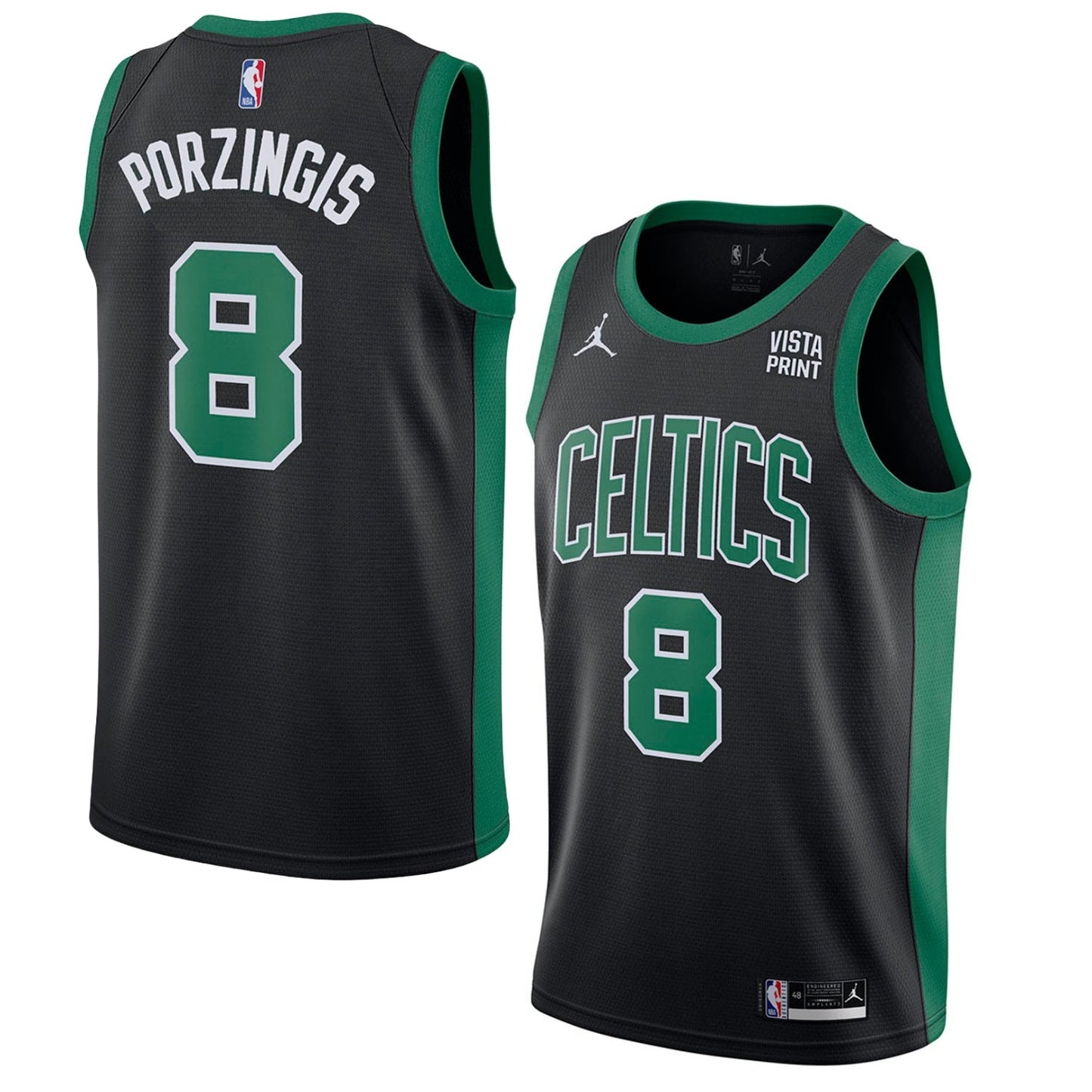 Kristaps Porzingis Boston Celtics 8 Jersey
