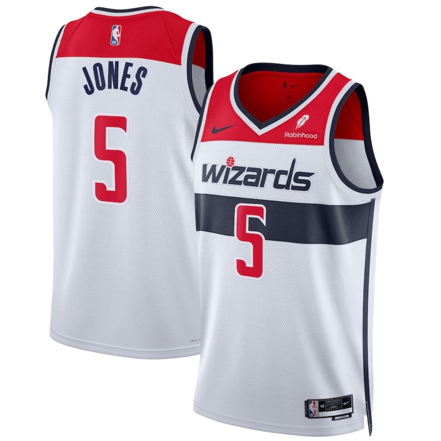 Tyus Jones Washington Wizards 5 Jersey