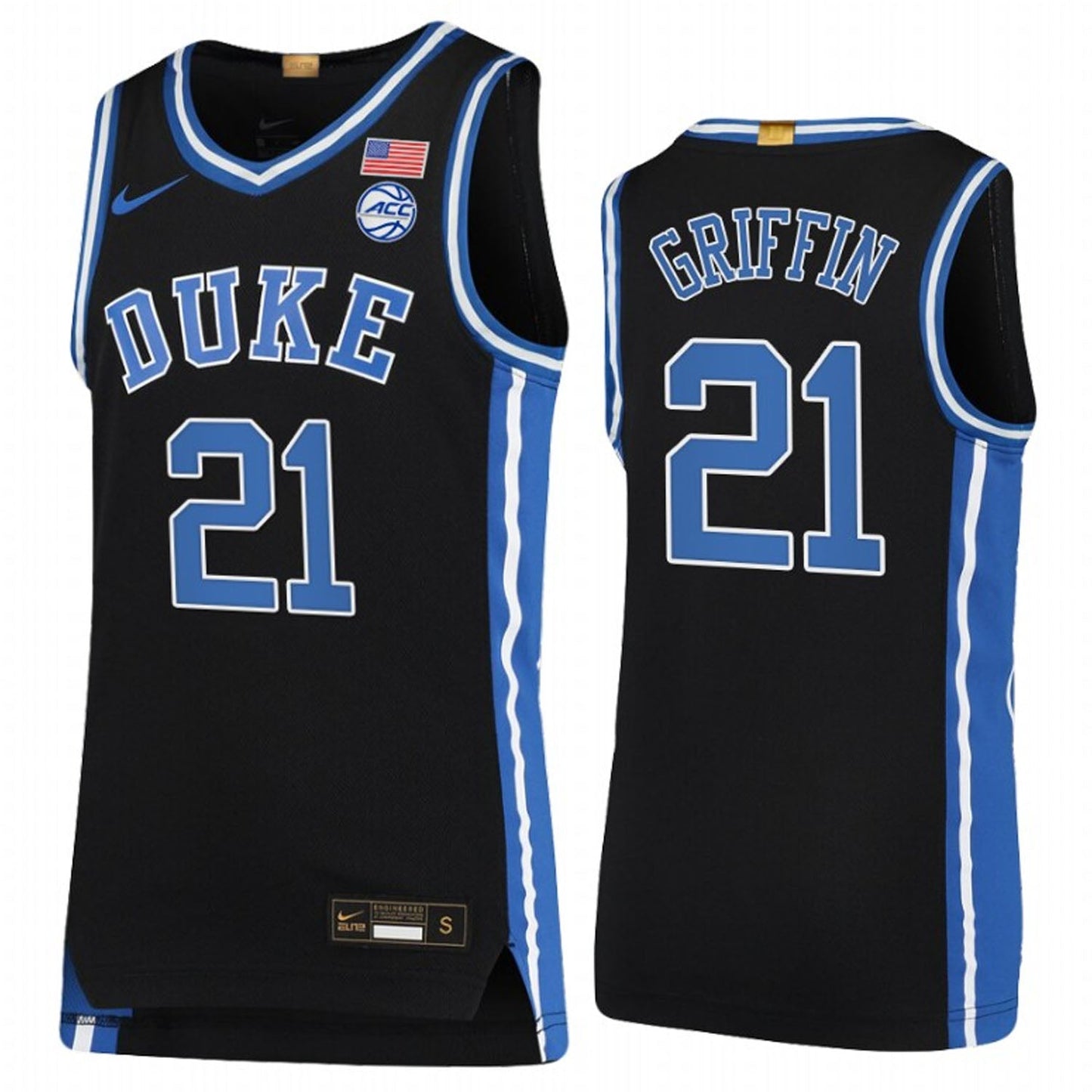 NCAAB AJ Griffin Duke Blue Devils 21 Jersey