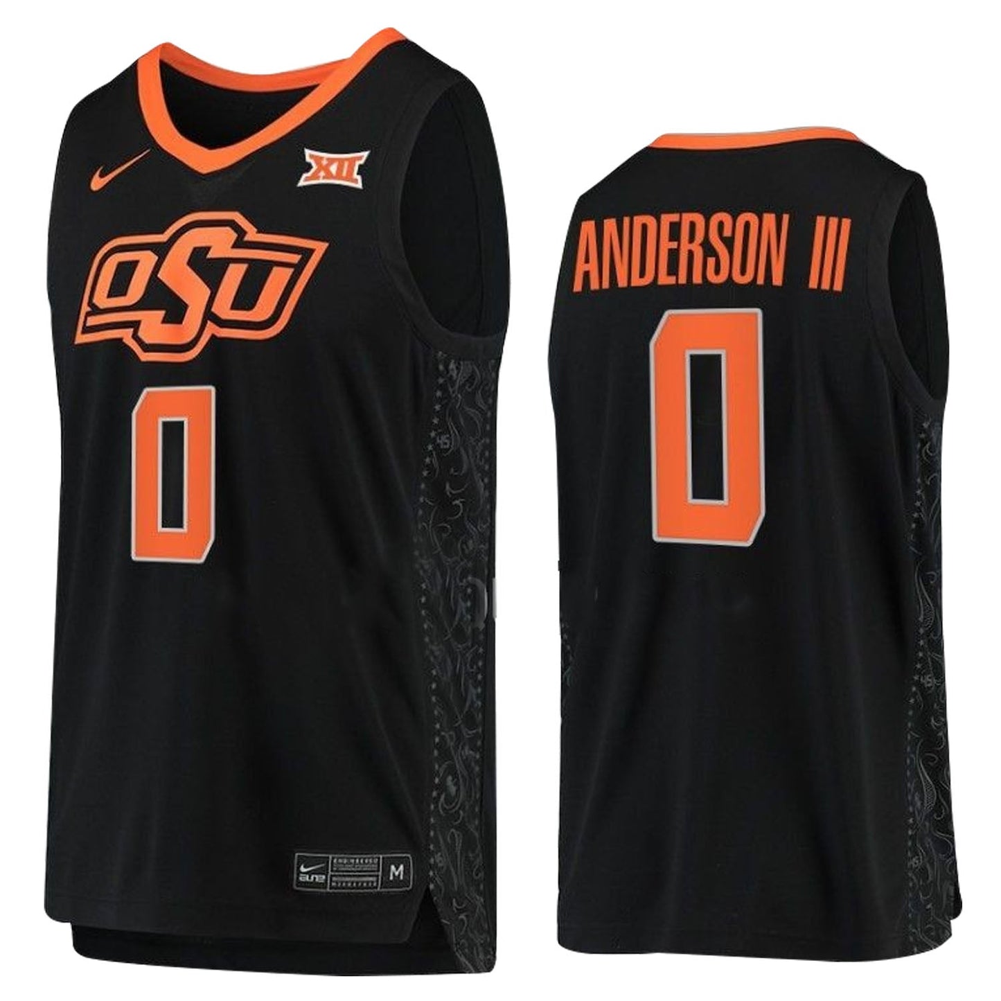 NCAAB Avery Anderson III OSU Cowboys 0 Jersey