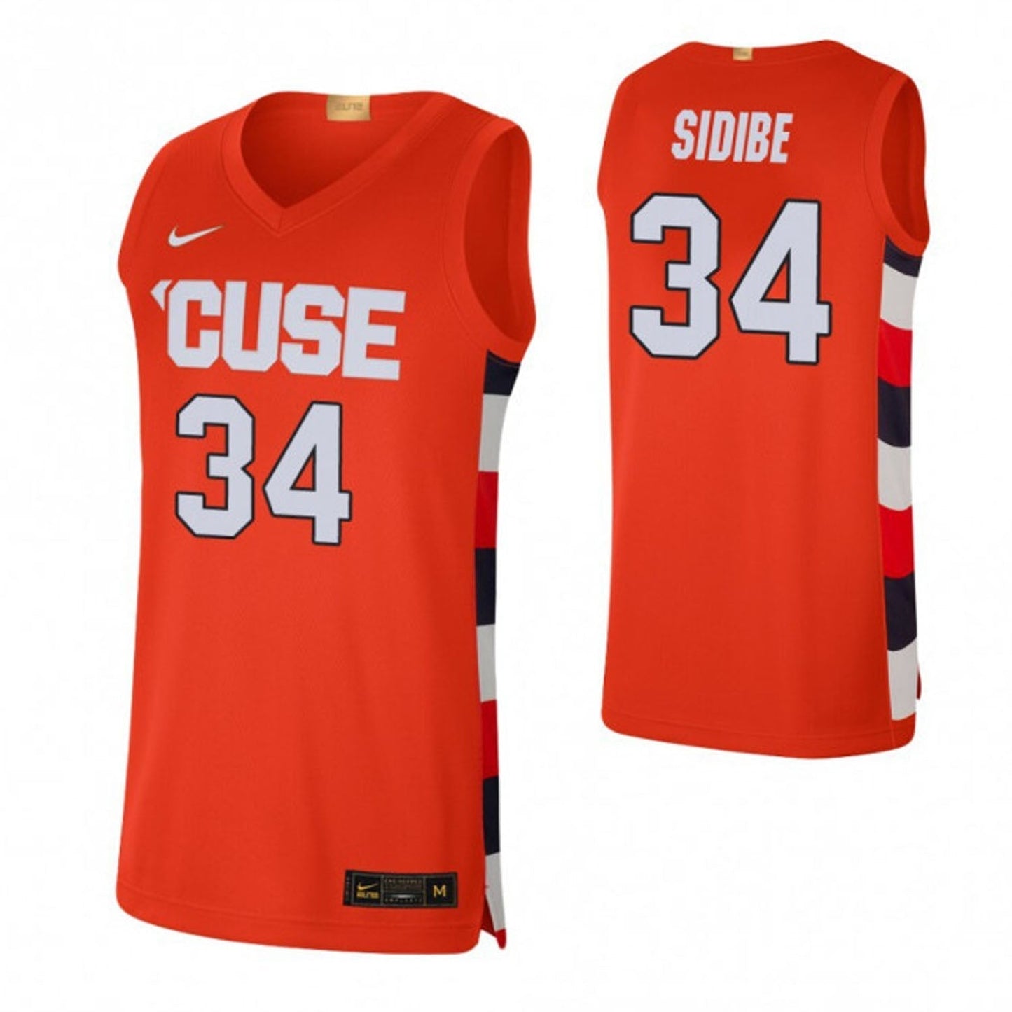 NCAAB Bourama Sidibe Syracuse Orange 34 Jersey