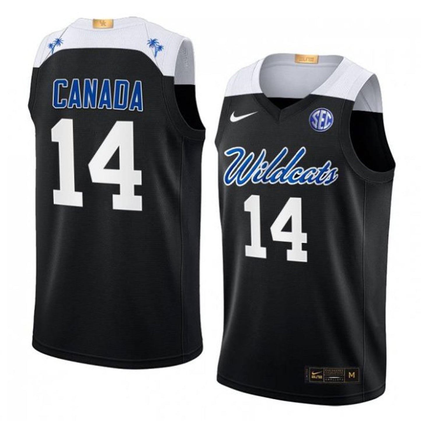 NCAAB Brennan Canada Kentucky Wildcats 14 Jersey