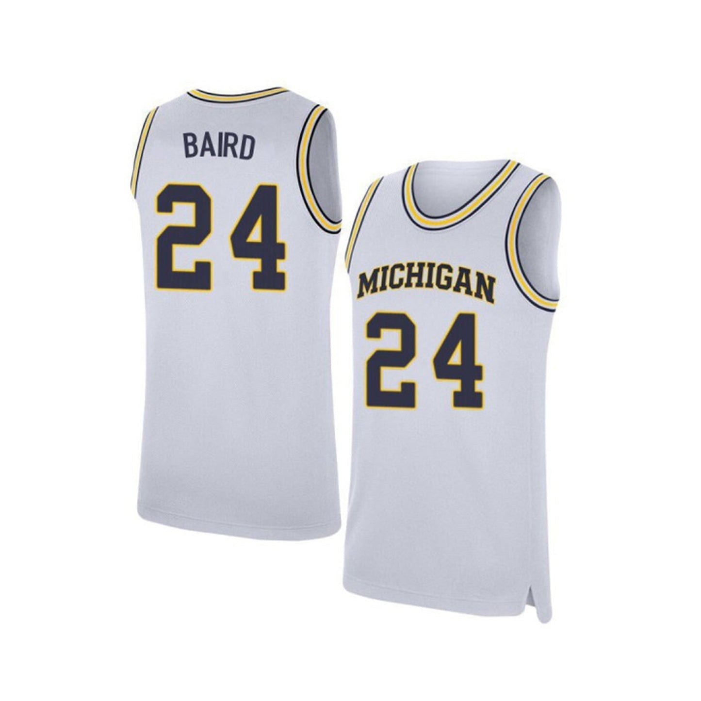NCAAB CJ Baird Michigan Wolverines 24 Jersey