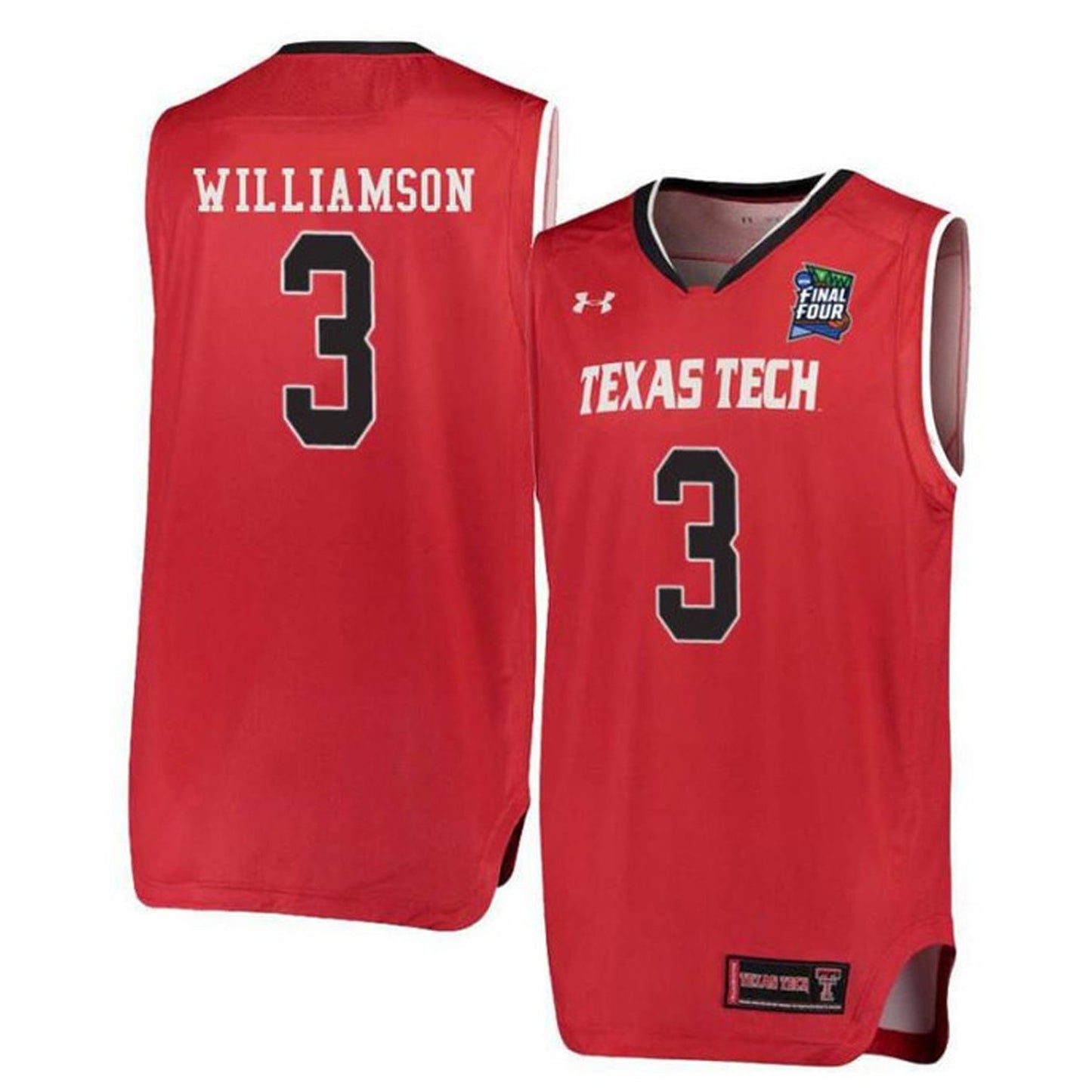 NCAAB CJ Williamson Texas Tech Red Raiders 3 Jersey