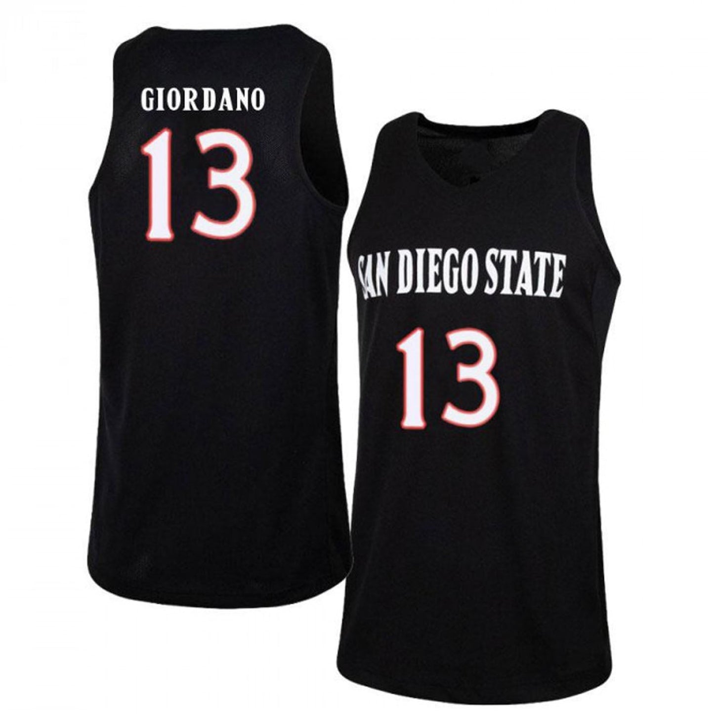 NCAAB Caleb Giordano San Diego State Aztecs 13 Jersey
