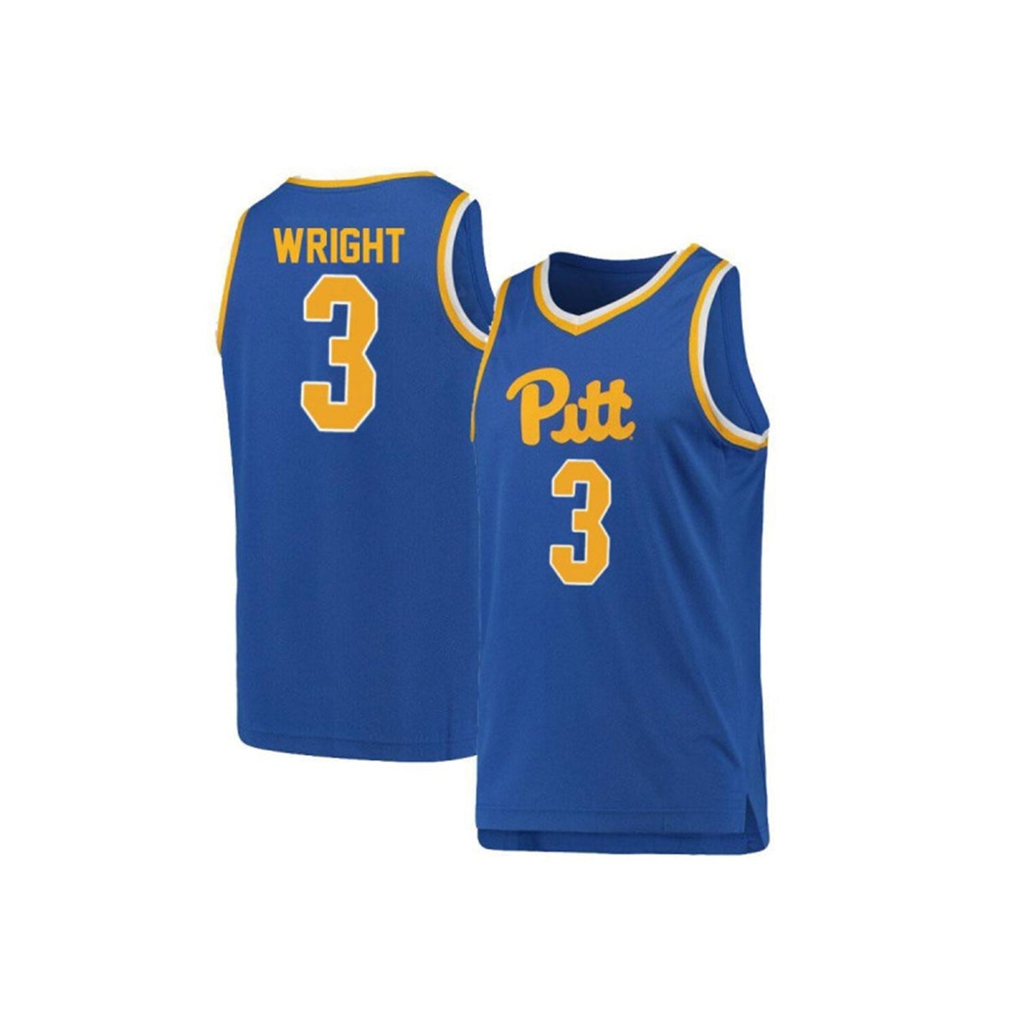 NCAAB Cameron Wright Pittsburgh Panthers 3 Jersey