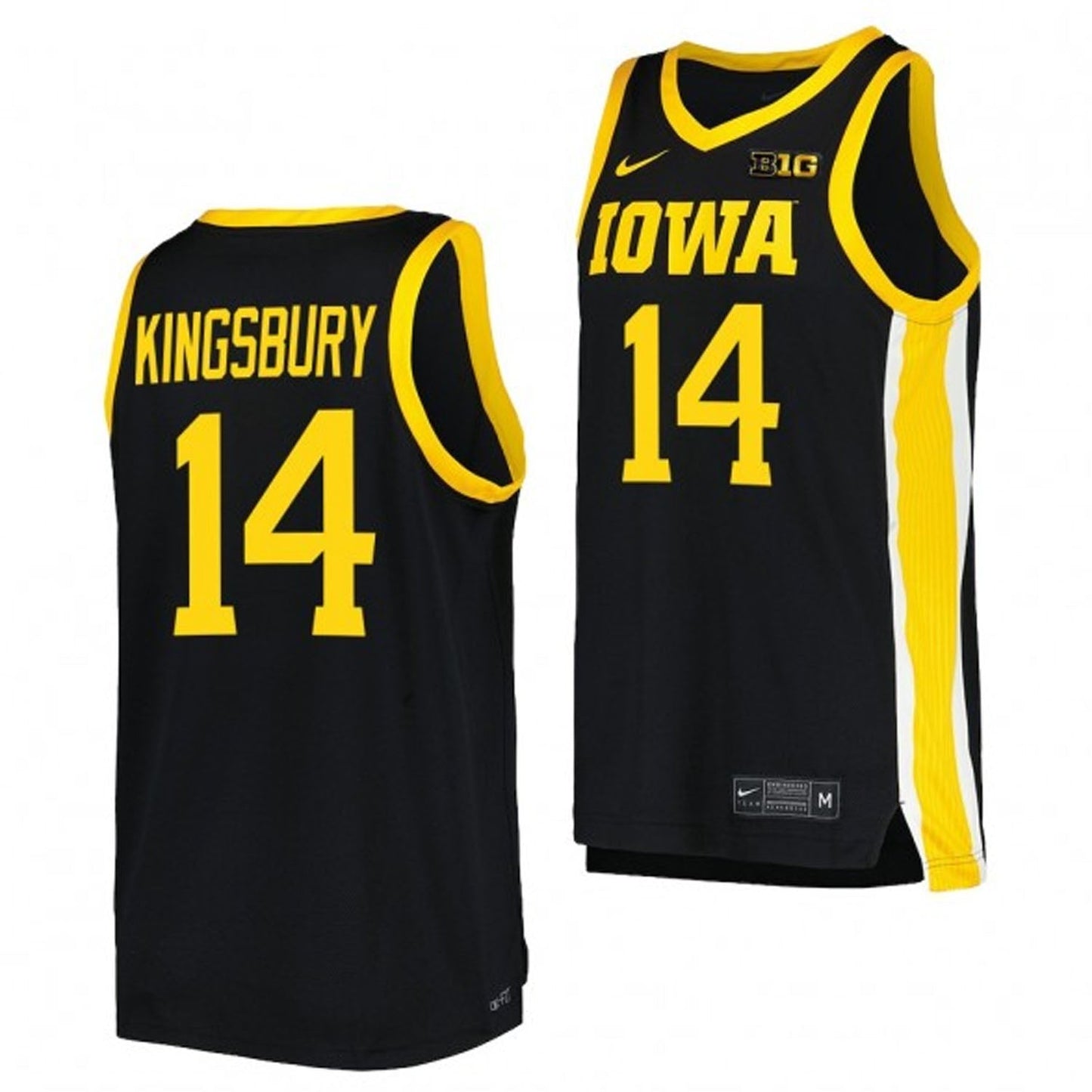 NCAAB Carter Kingsbury Iowa Hawkeyes 14 Jersey