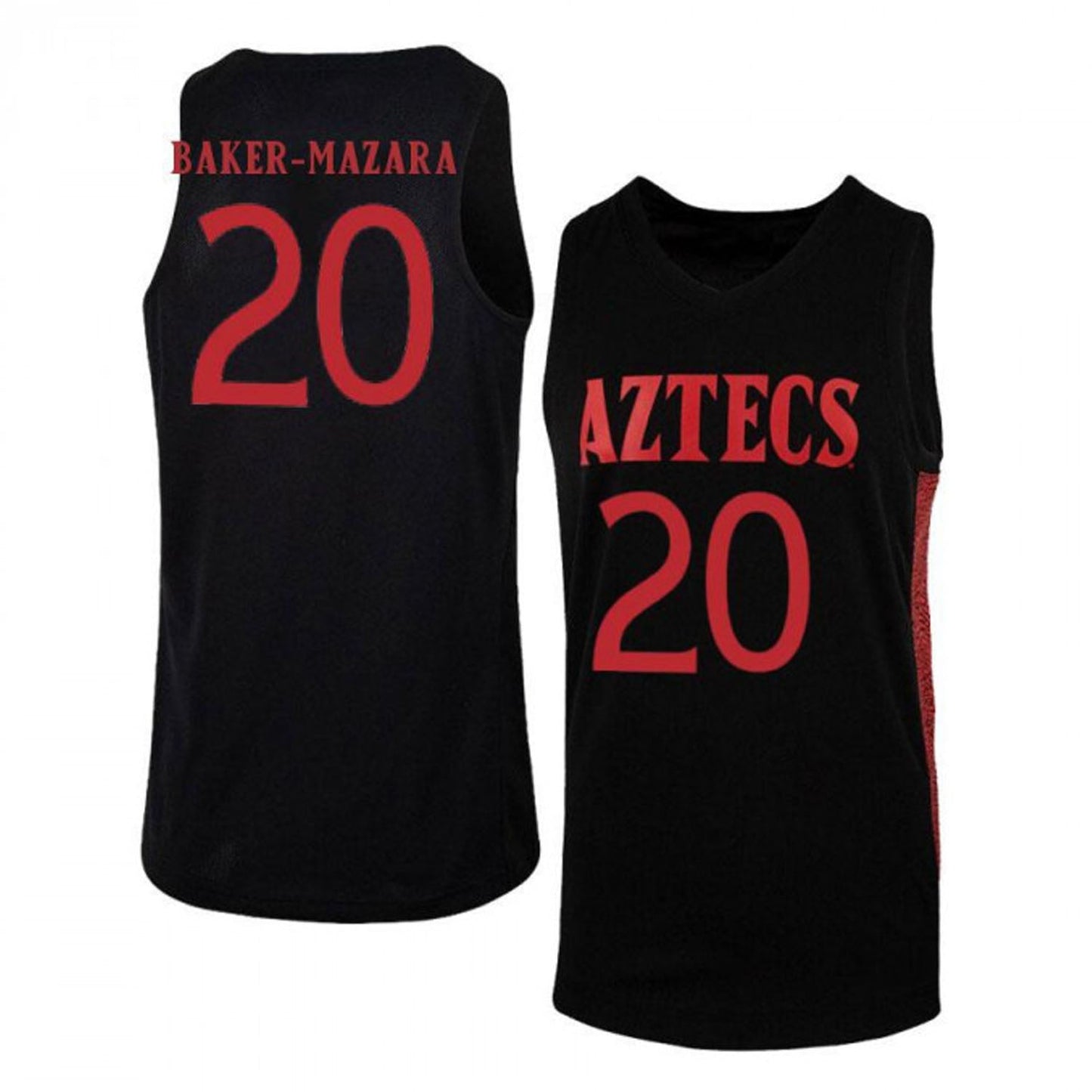 NCAAB Chad Baker San Diego State Aztecs 20 Jersey