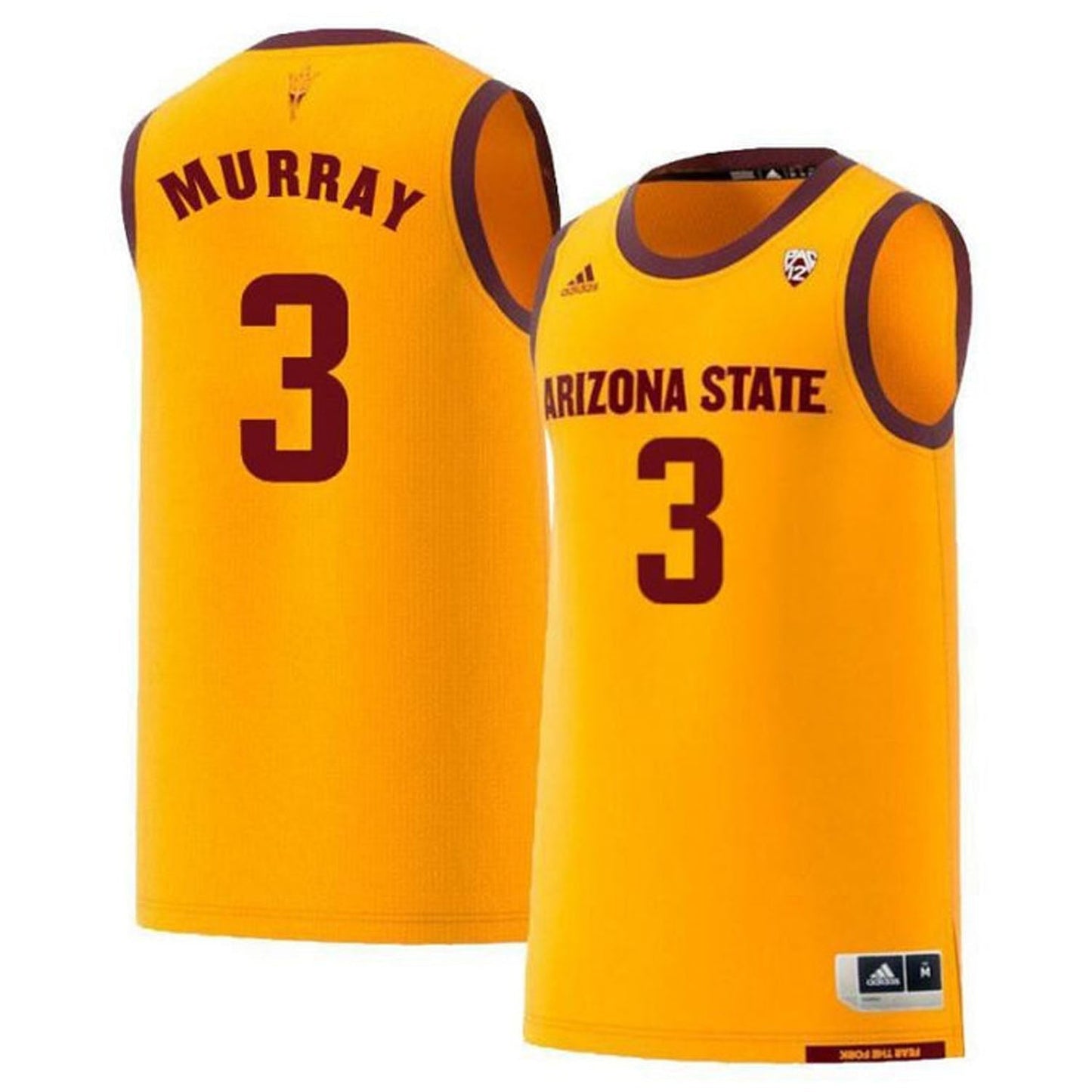 NCAAB Chance Murray Arizona State Sun Devils 3 Jersey